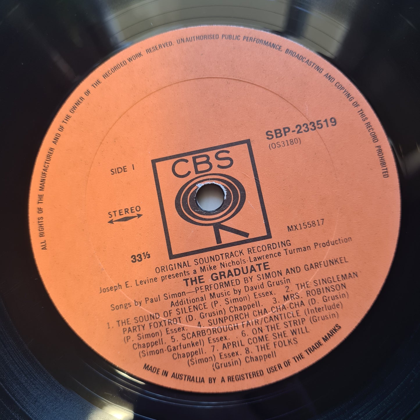 Simon & Garfunkel – The Graduate (Original Sound Track Recording) - 1968 - Vinyl Record LP
