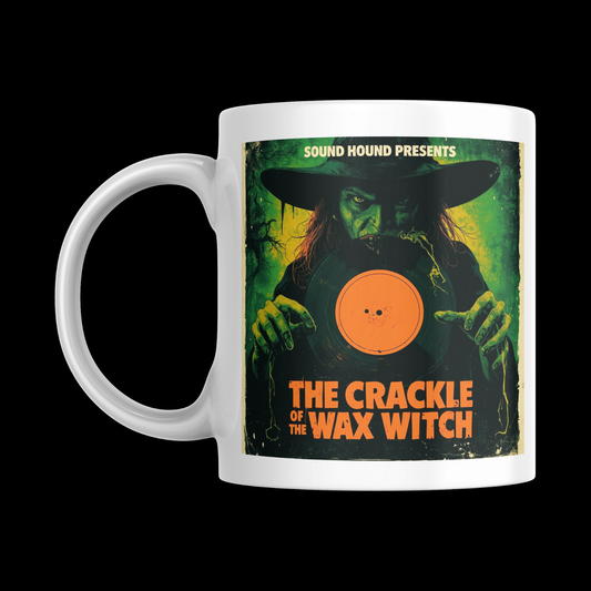 The Crackle Of The Wax Witch - [Vinyl Record Enthusiast Mug] 'Spins & Screams' HALLOWEEN Horror Collection