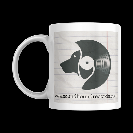 Sound Hound (Note Book Design) -[Vinyl Record Enthusiast Mug]