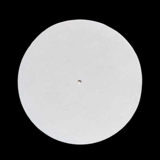 White Felt - AntiStatic Turntable Mat -3mm Thick, 29.5cm wide - Vinyl Record Player Protection Mat