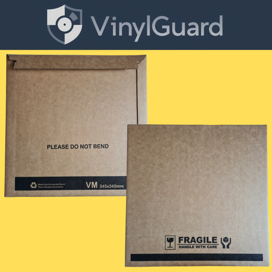 VinylGuard: Deluxe Vinyl Record High Protection Rigid Mailer 345mm x 345mm