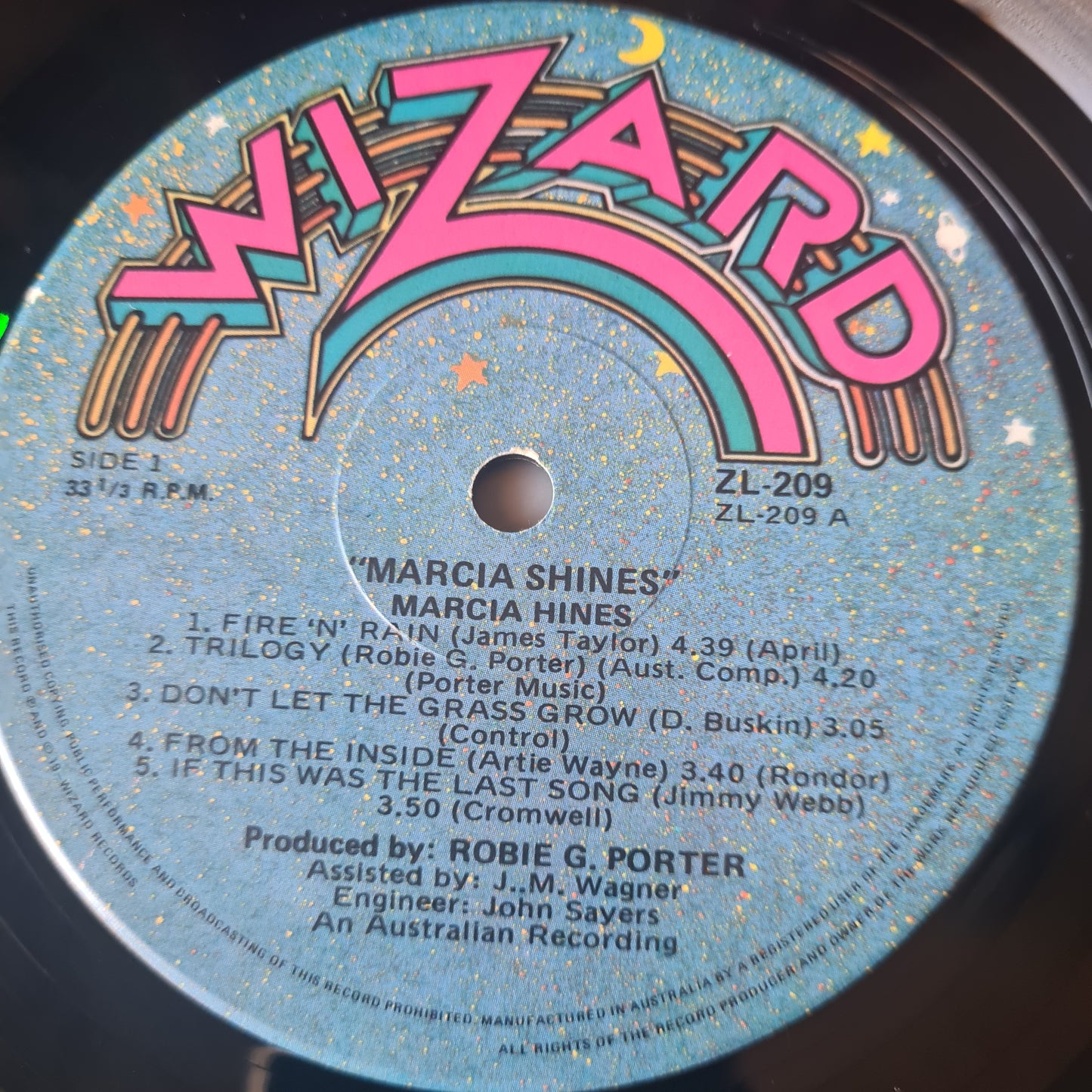 Marcia Hines – Marcia Shines - 1975 (1st pressing) - Vinyl Record LP (Debut Album)