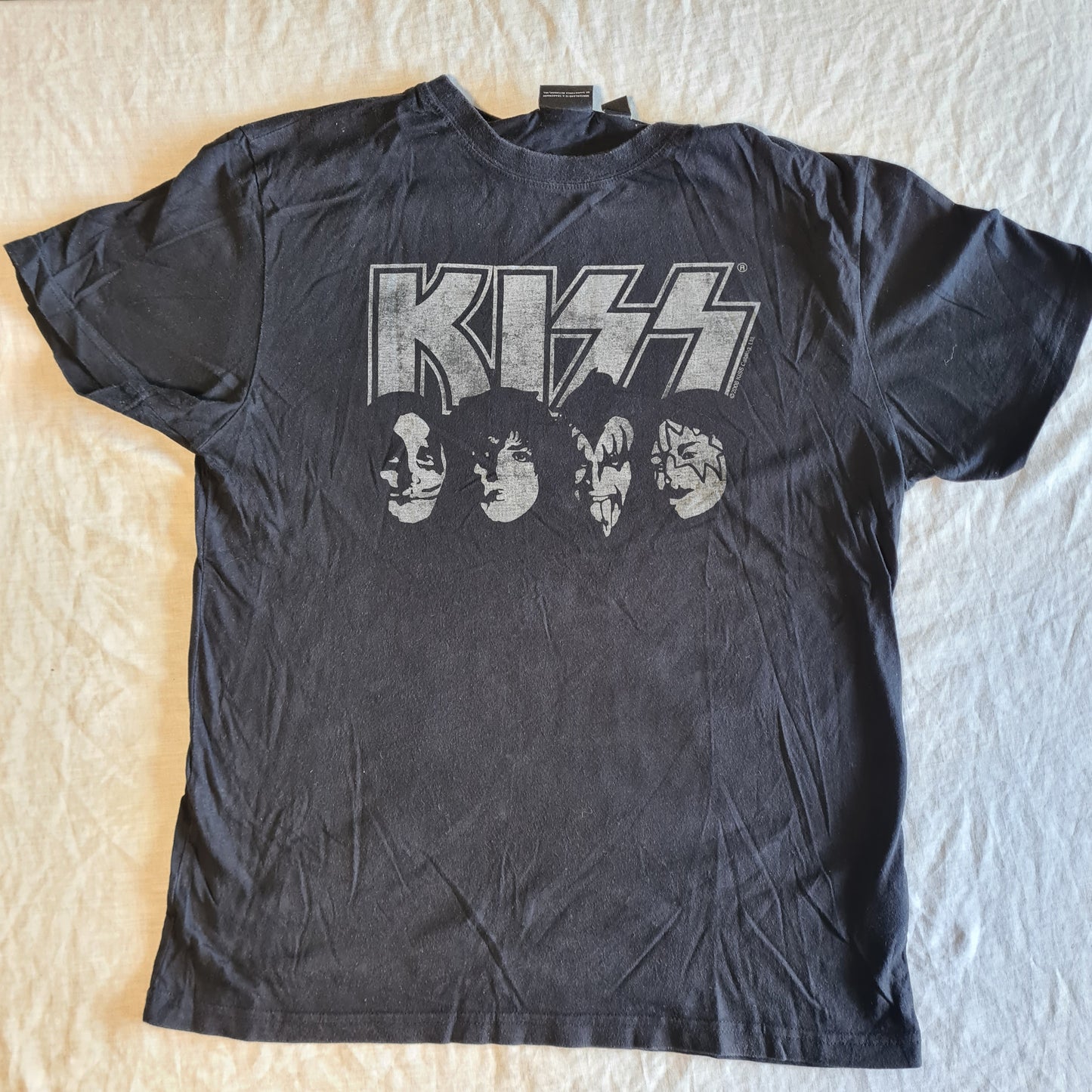 KISS | Logo Early 70's Band Picture | Size Small T-Shirt