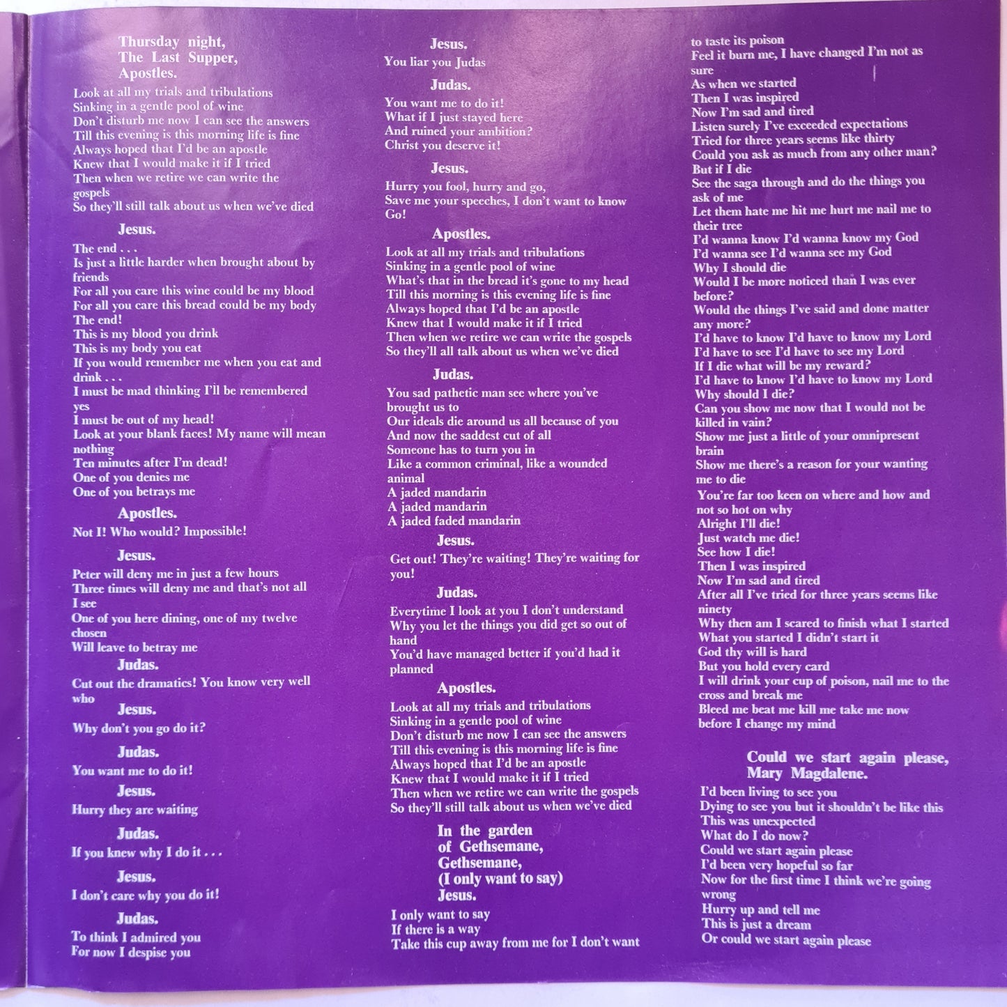 Various – Jesus Christ Superstar (Original Australian Cast Recording) - 1972 (Gatefold) - Vinyl Record LP