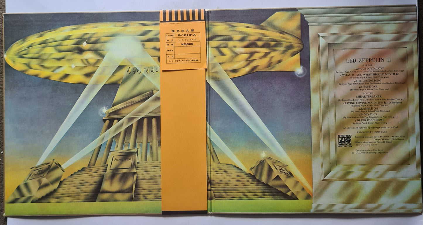 Led Zeppelin – Led Zeppelin 2 - 1969 (1976 Gatefold Japanese Pressing) - near mint Vinyl Record LP