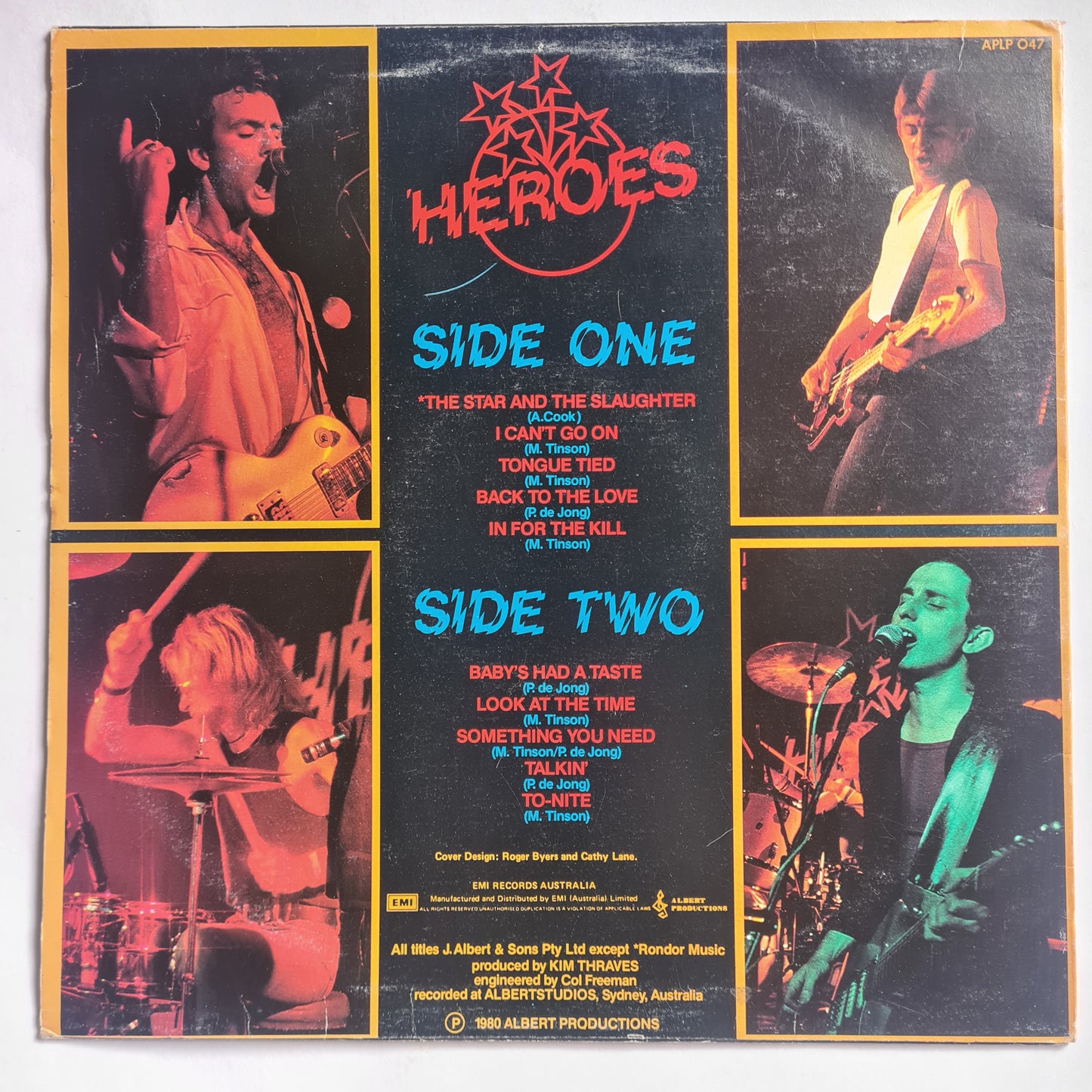 Heroes – Heroes - 1980 - Vinyl Record LP