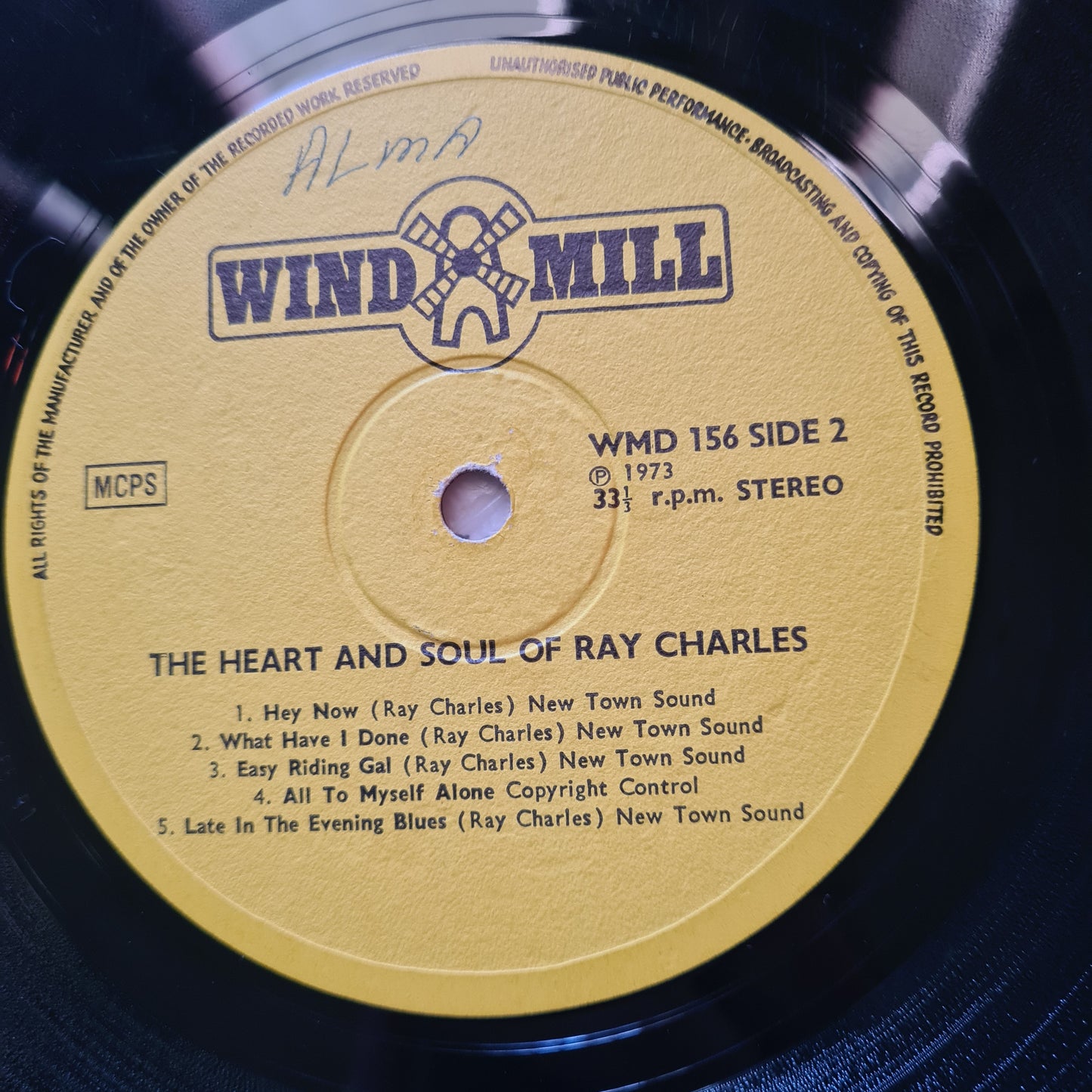 Ray Charles – The Heart And Soul Of Ray Charles- 1973 - Vinyl Record LP