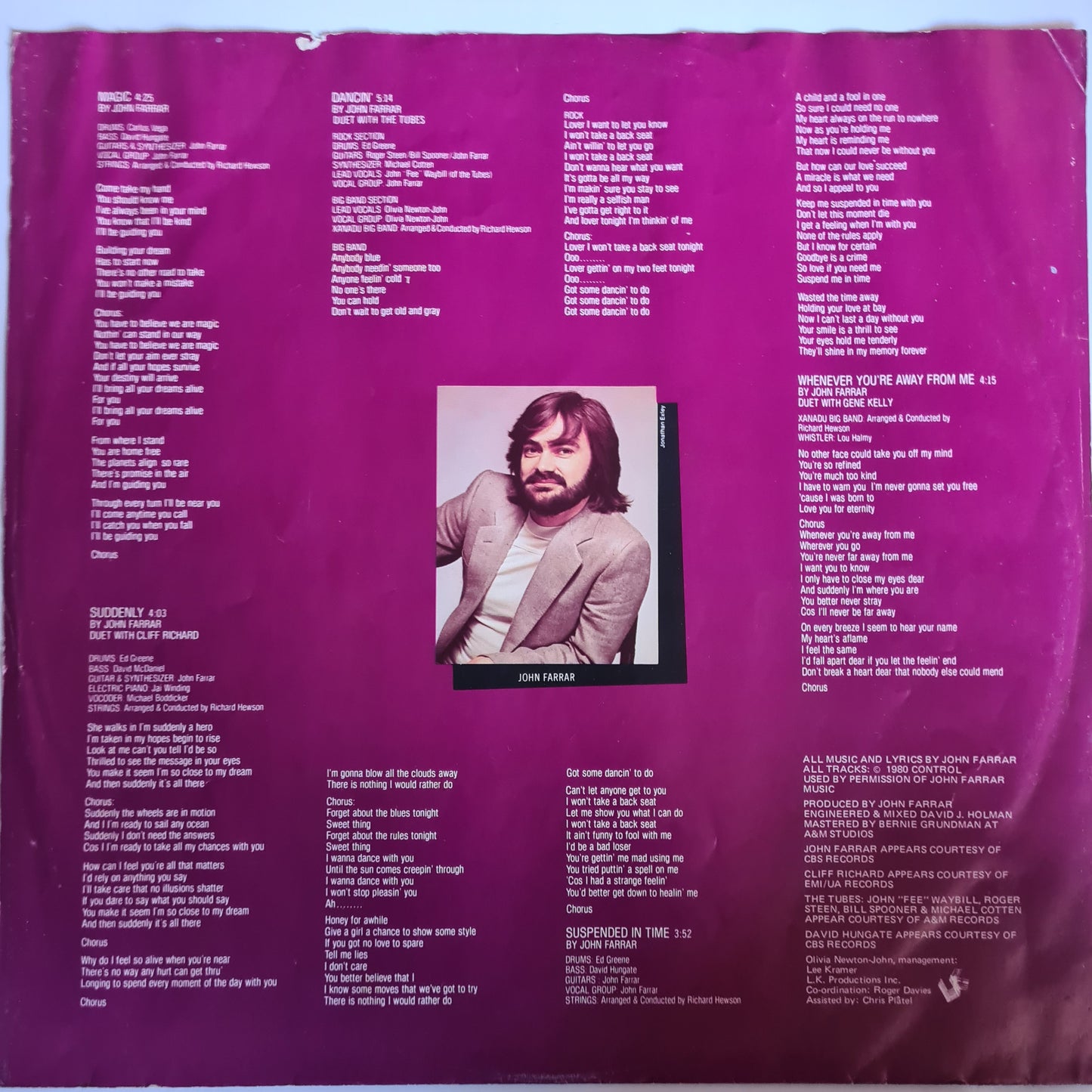 ELO & Olivia Newton John – Xanadu - 1980 (Gatefold) - Vinyl Record LP