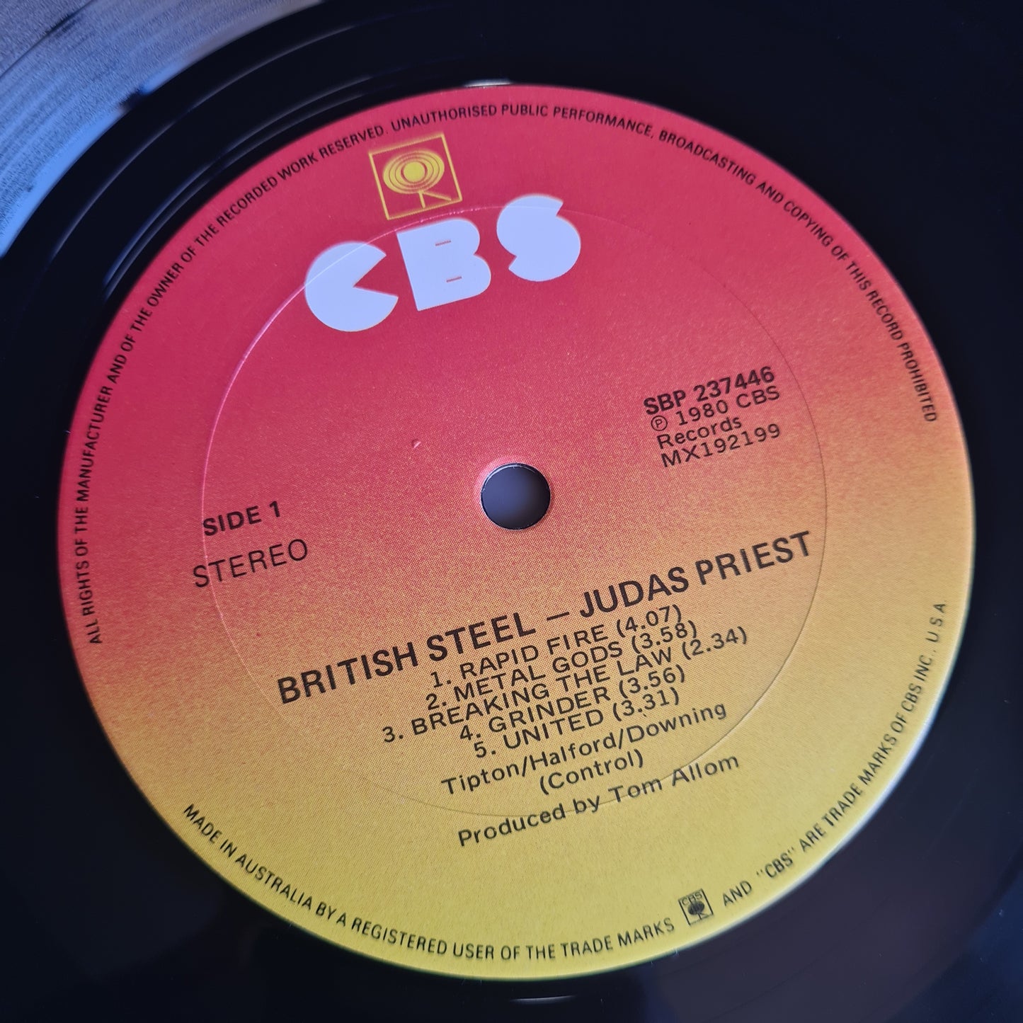 Judas Priest – British Steel - 1980 - Vinyl Record LP