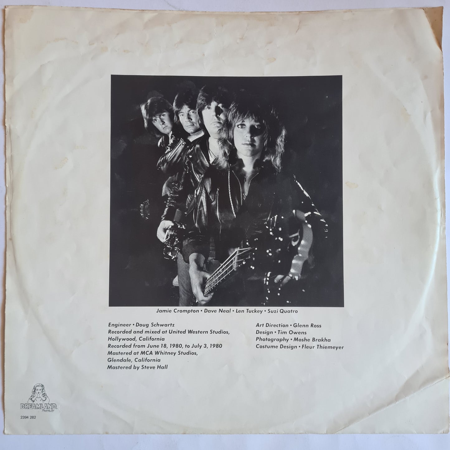 Suzi Quatro – Rock Hard - 1980 - Vinyl Record LP