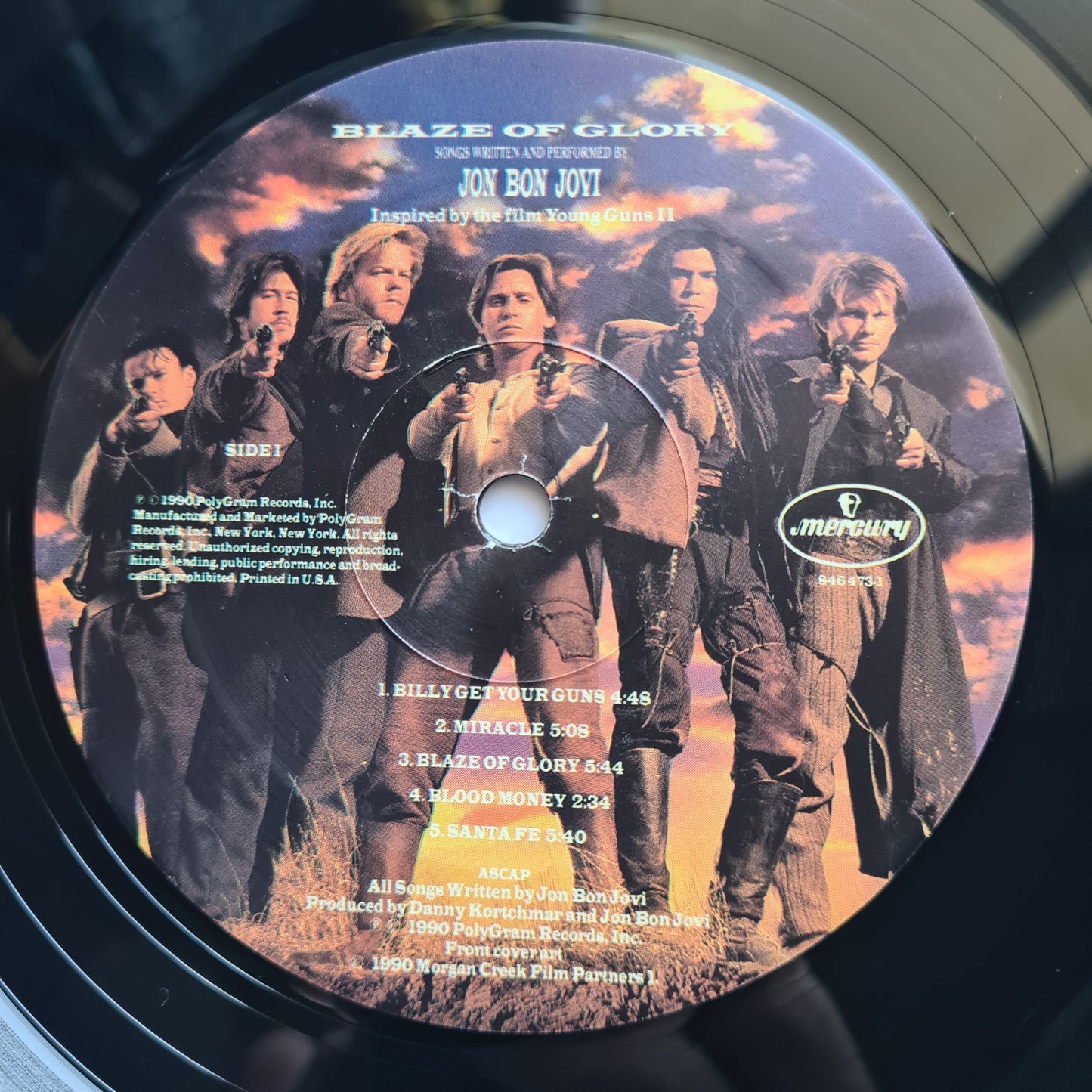 Jon Bon Jovi – Blaze Of Glory - 1990 - Vinyl Record LP (Excellent condition)
