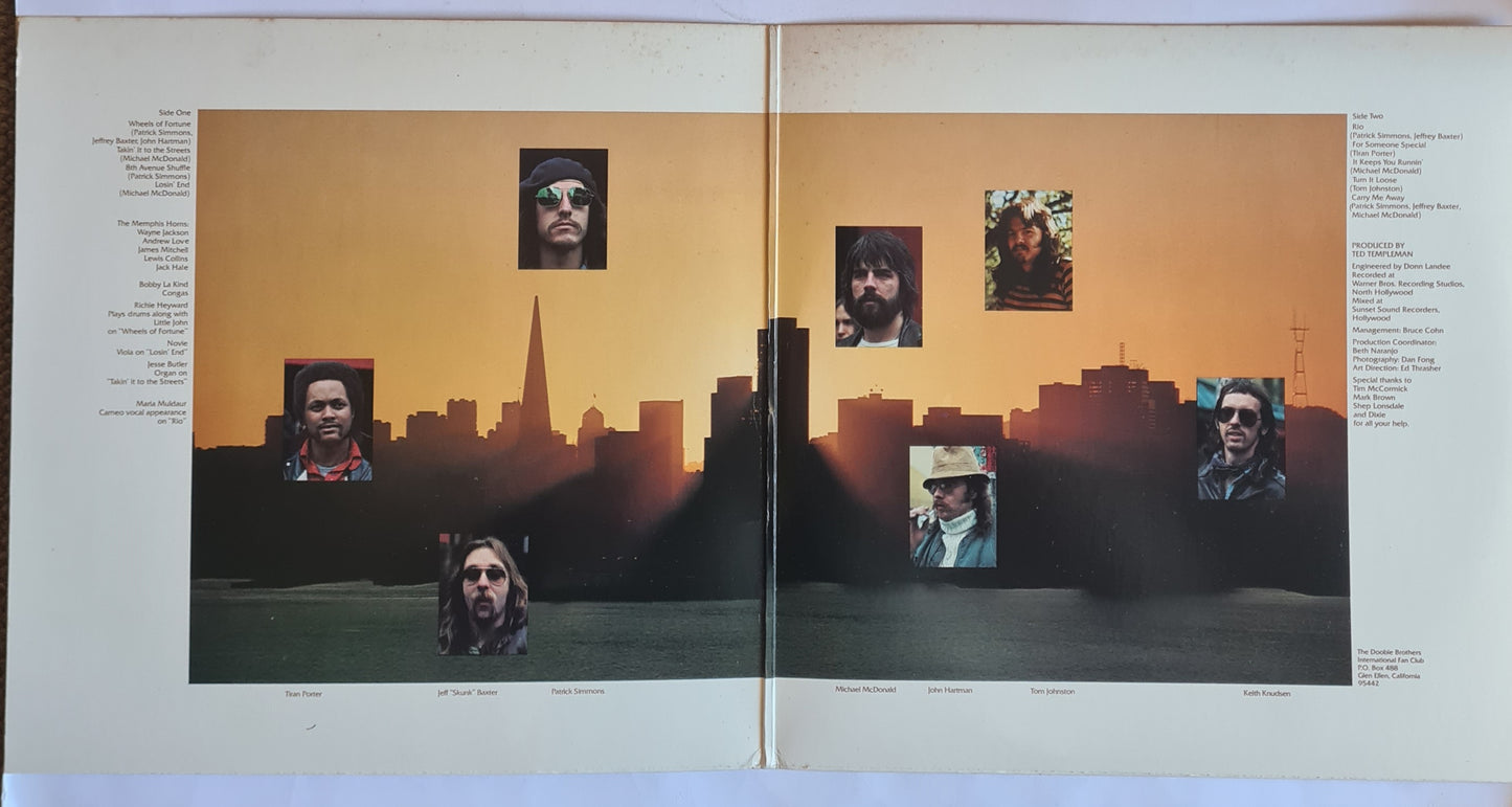 The Doobie Brothers – Takin' It To The Streets - 1976 - Vinyl Record LP