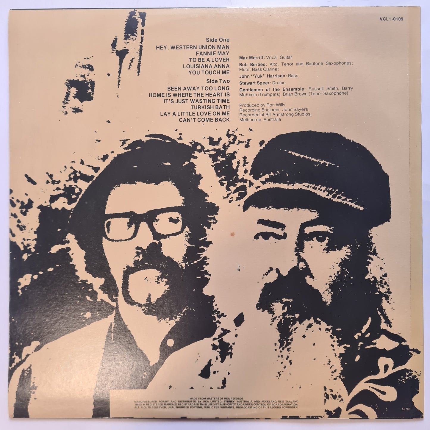 Max Merritt & The Meteors – Max Merritt & The Meteors  - 1970 - Vinyl Record LP