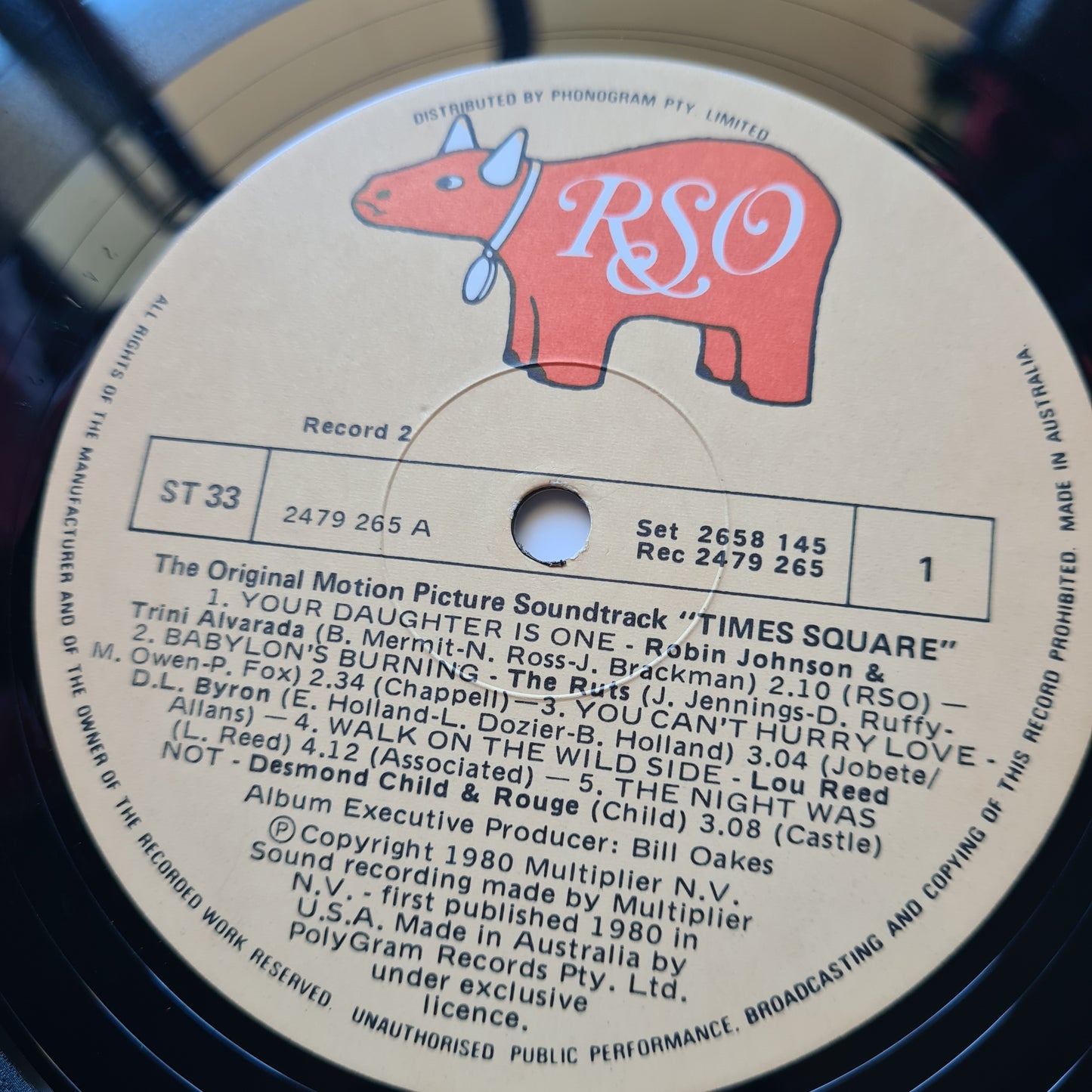 Times Square – The Original Motion Picture Soundtrack - 1980 (Gatefold 2LP) - Vinyl Record