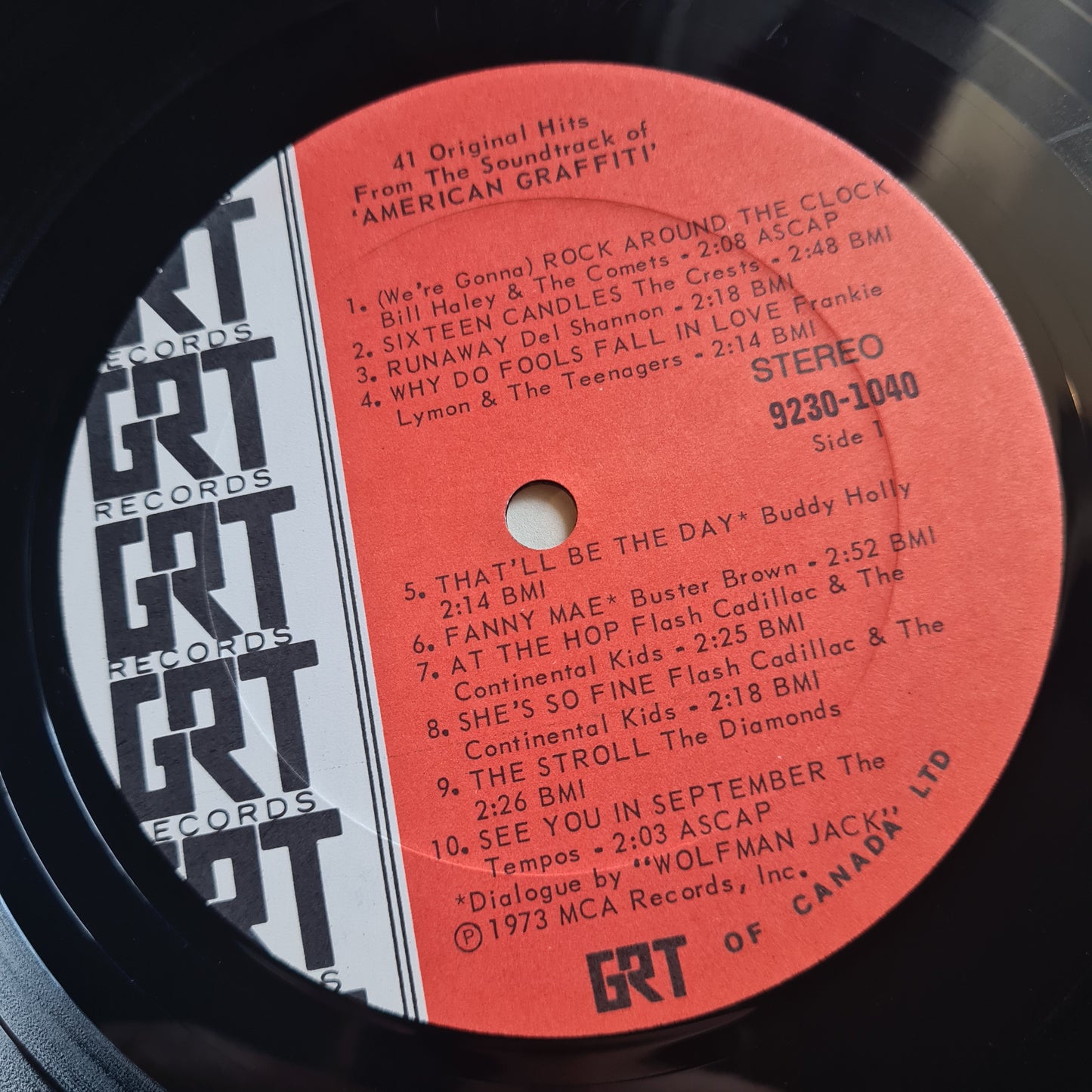 Various – 41 Original Hits From The Soundtrack Of American Graffiti (Canadian Pressing) - 1973 (2LP Gatefold) Vinyl Record