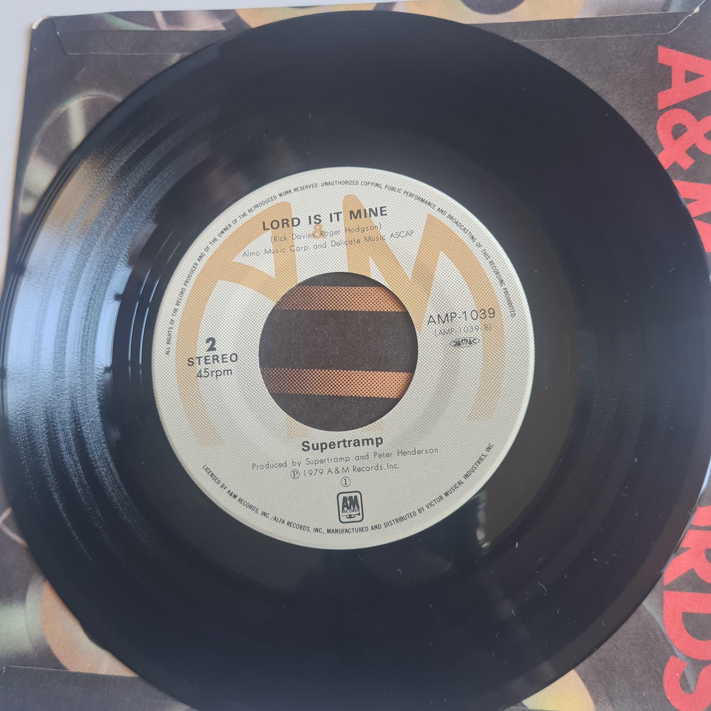 Supertramp - ブレックファスト・イン・アメリカ= Breakfast In America - 1979 (Japanese pressing) - Vinyl Record 7" Single - 45 RPM