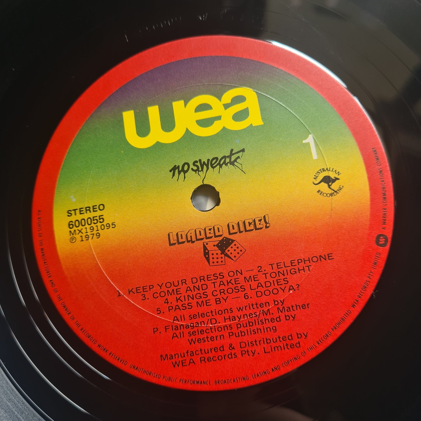Loaded Dice – No Sweat - 1979 - Vinyl Record LP (near mint)