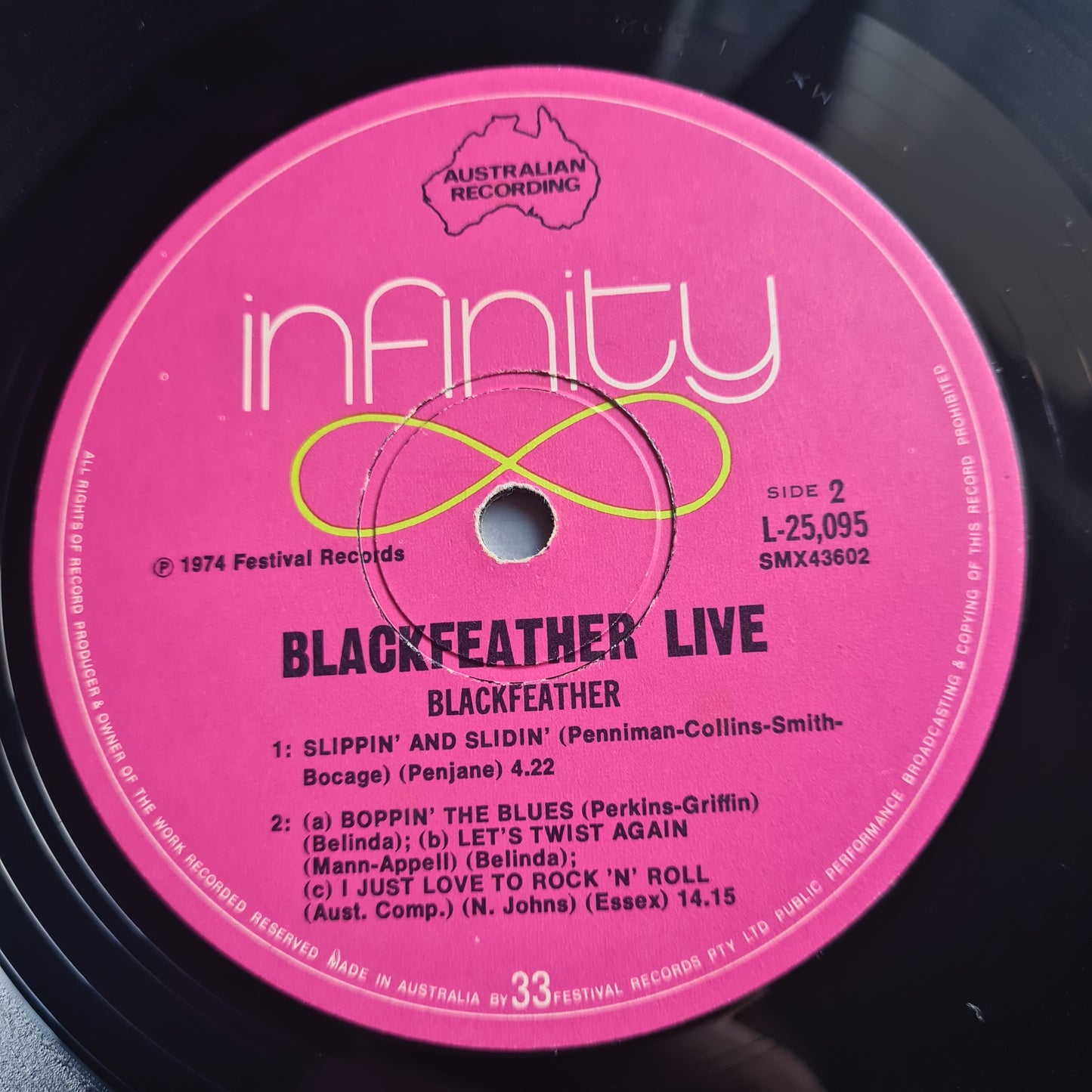 Blackfeather – Live! (Sunbury) - 1974 - Vinyl Record LP