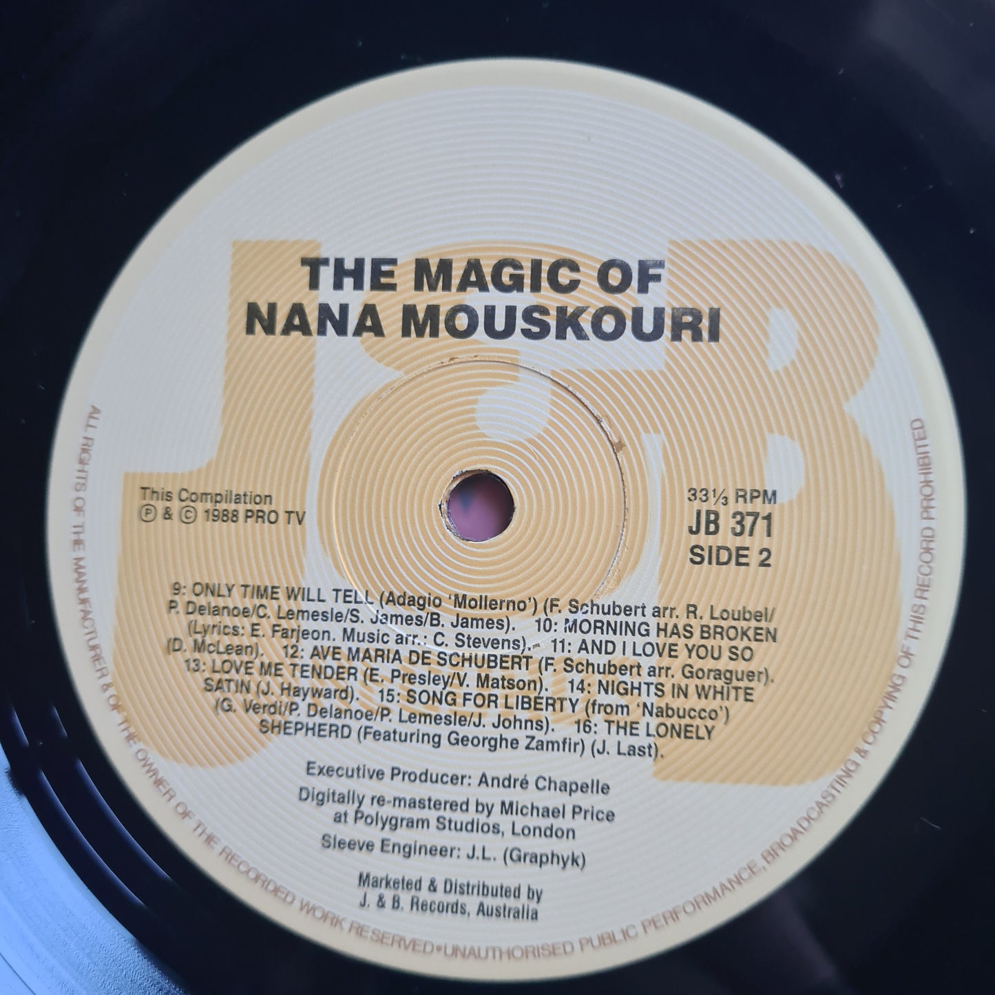 Nana Mouskouri – The Magic Of Nana Mouskouri - 1989 - Vinyl Record LP