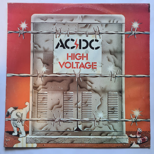 AC/DC – High Voltage - 1975 (FIRST Australian Pressing- BLUE ROO) - Vinyl Record LP *RARE*