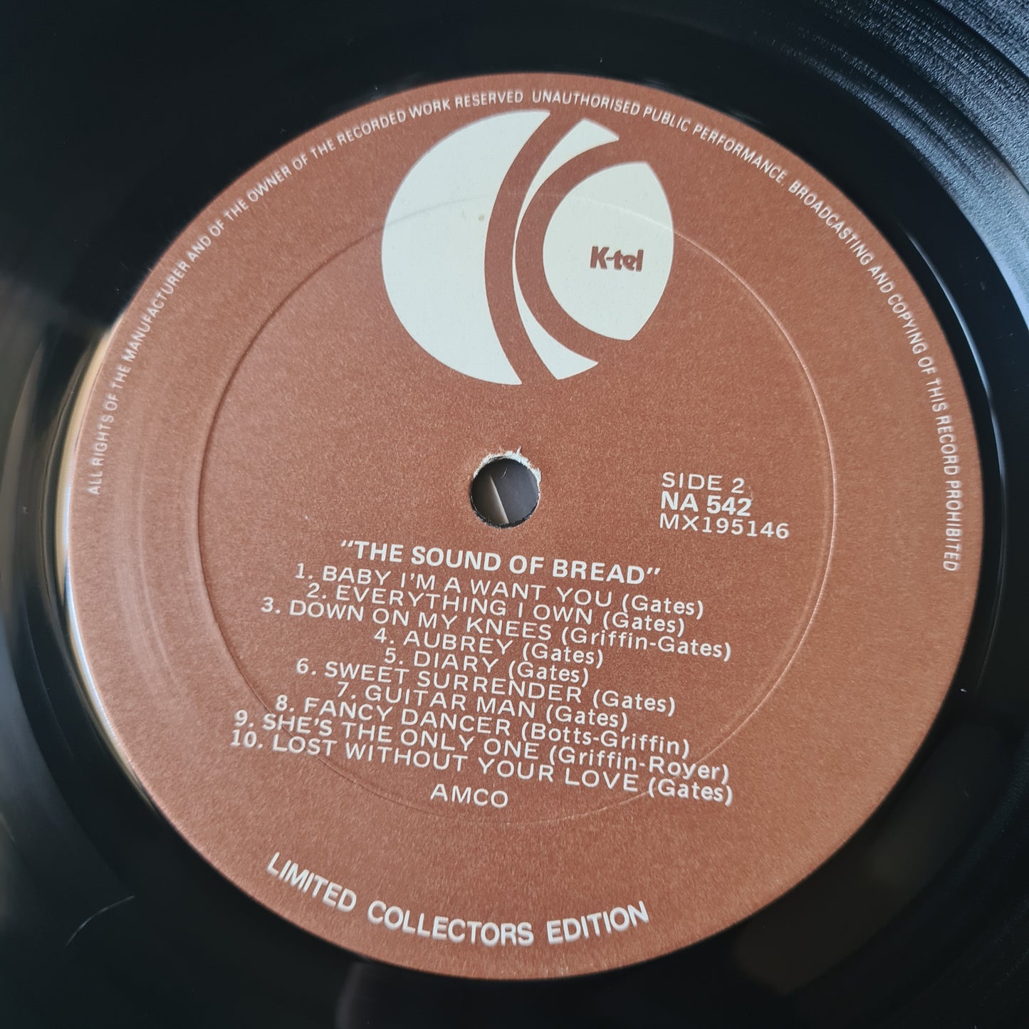 Bread – The Sound Of Bread: 20 Of Their Greatest Songs - 1979 - Vinyl Record LP