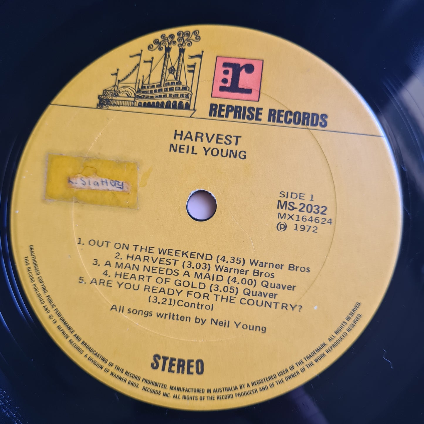 Neil Young – Harvest - 1972 (Gatefold) - Vinyl Record LP