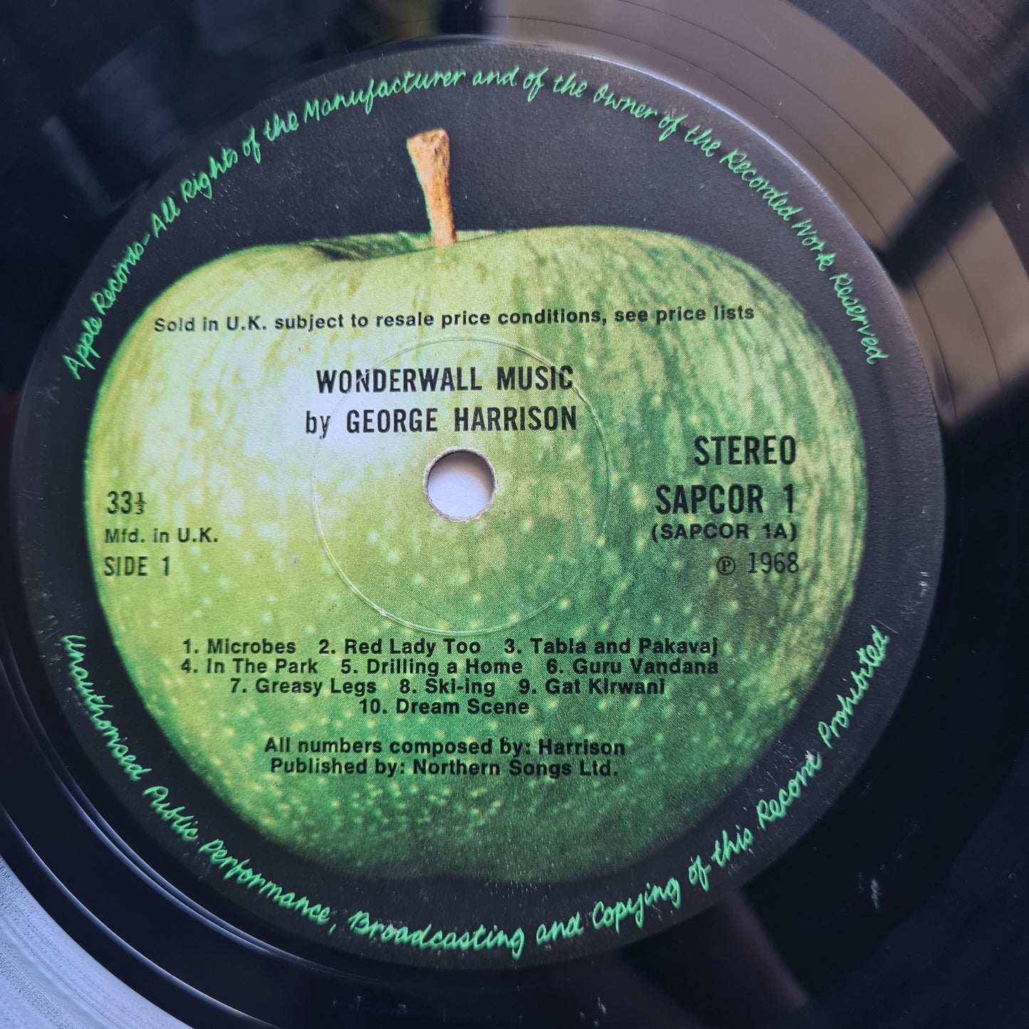 George Harrison – Wonderwall Music - 1968 - Vinyl Record LP *RARE* (Beatles)