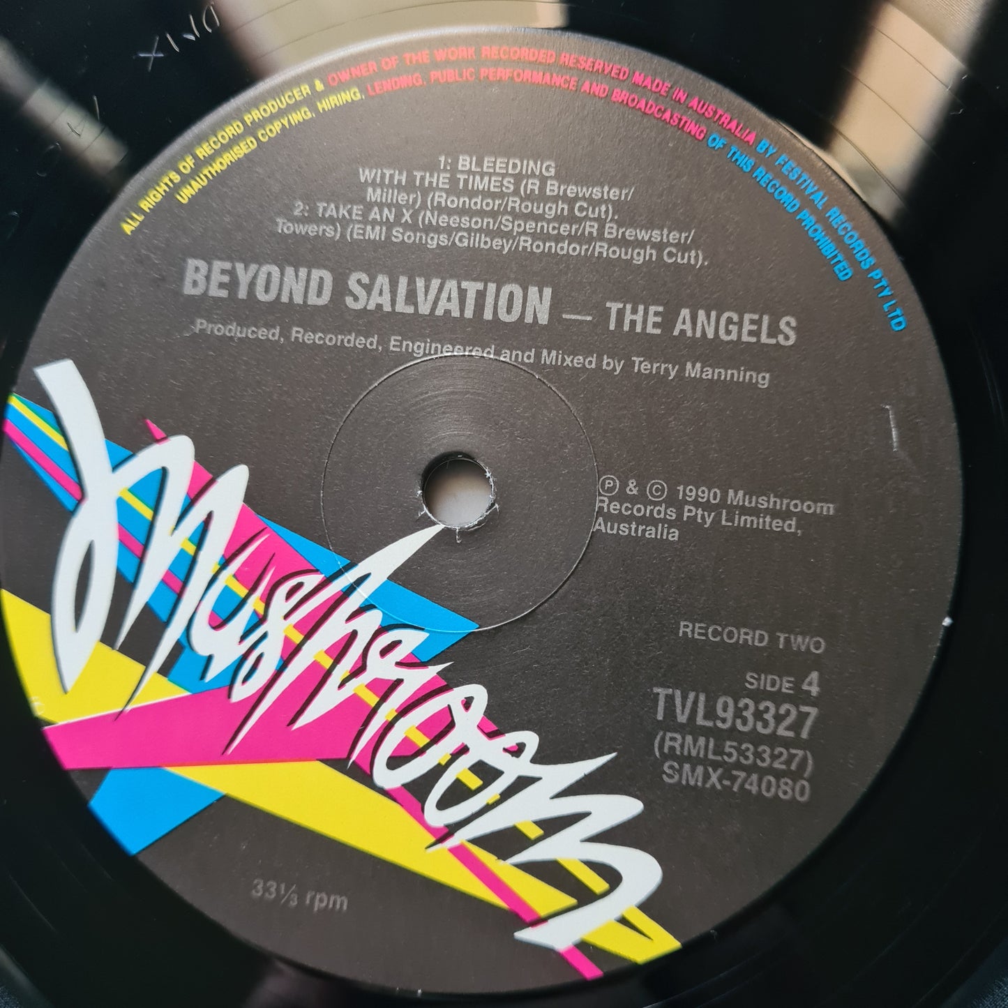 The Angels – Beyond Salvation - 1990 (2LP) - Vinyl Record *RARE*
