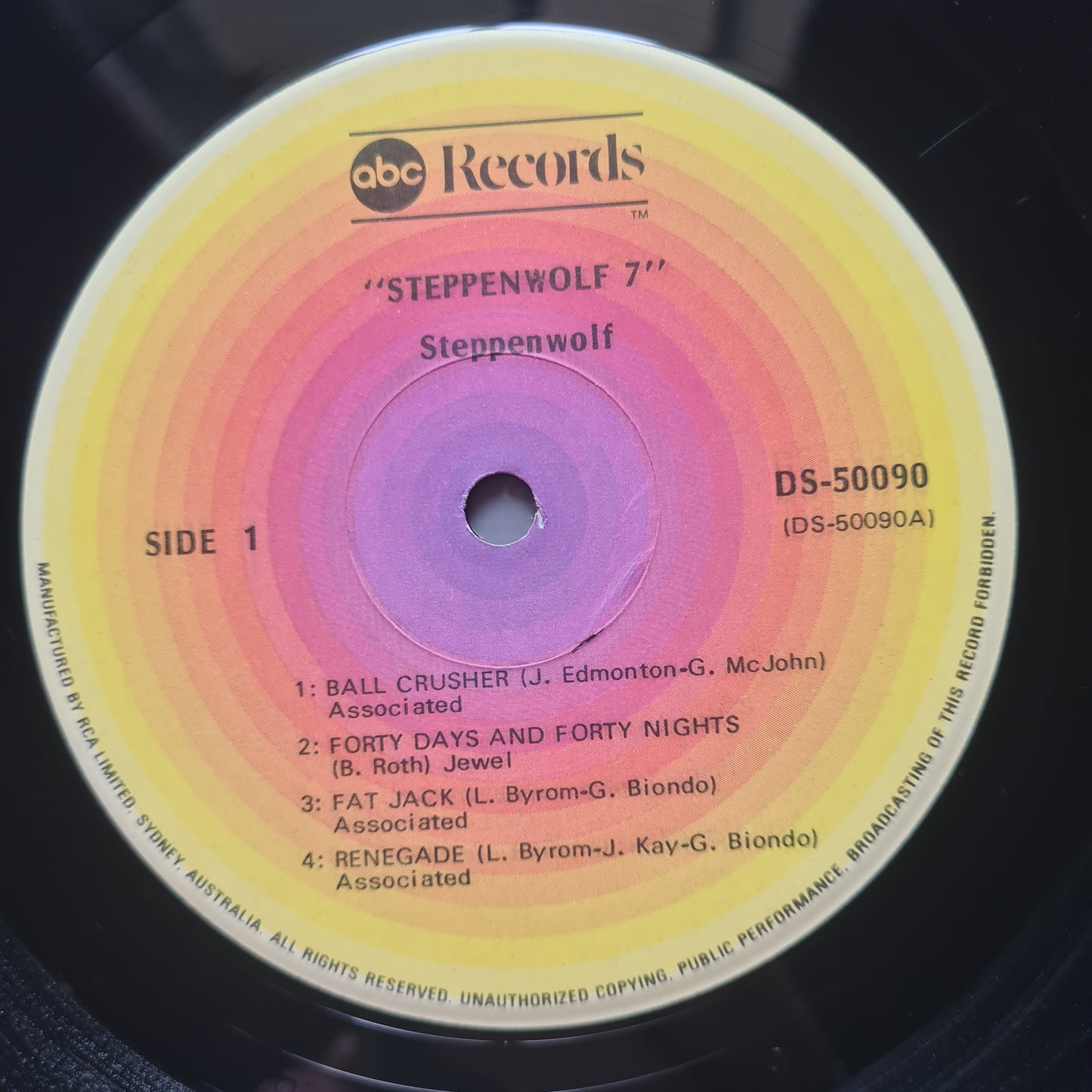 Steppenwolf – Steppenwolf 7 - 1970 - Vinyl Record LP