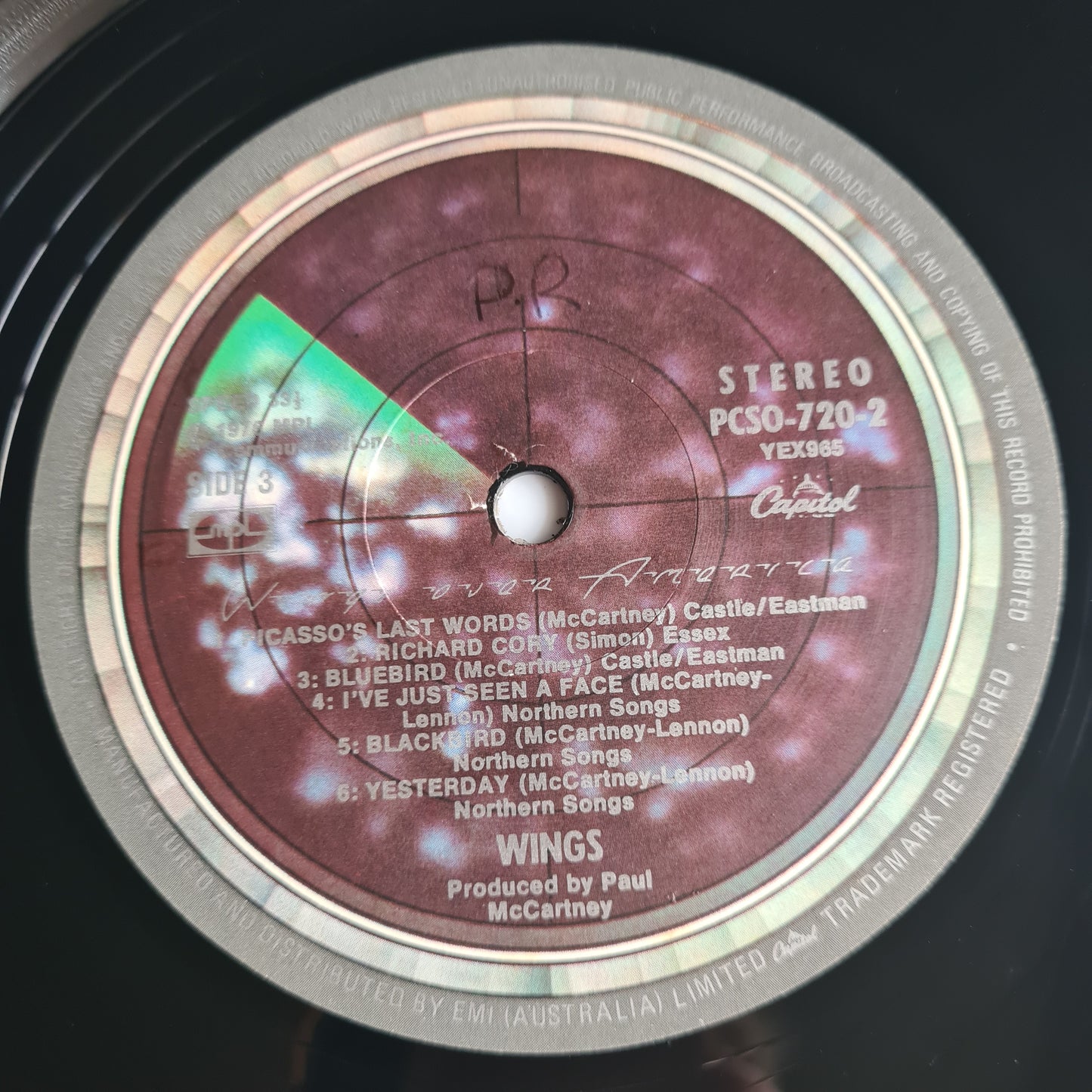 Wings (Paul McCartney) – Wings Over America (with Rare Poster)- 1973 (Gatefold) - 3LP Vinyl Record