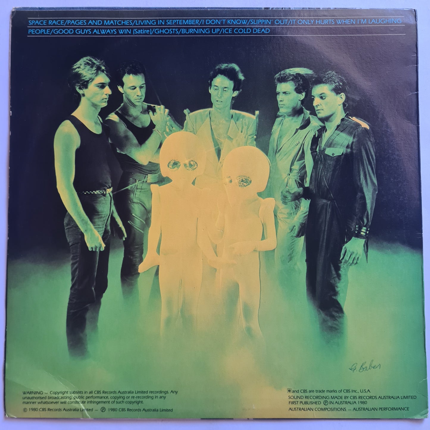 Mi-Sex – Space Race - 1980 - Vinyl Record LP (near mint)