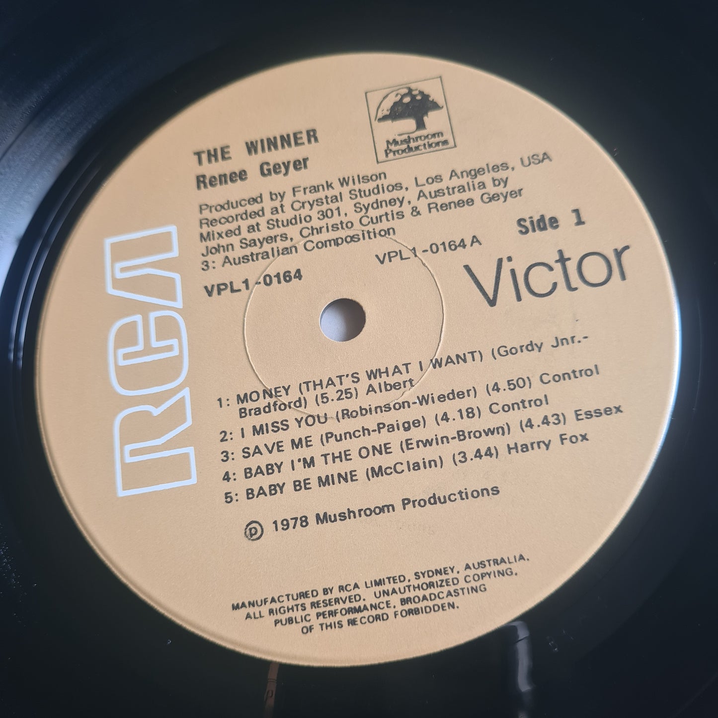 Renee Geyer – The Winner - 1978 - Vinyl Record LP