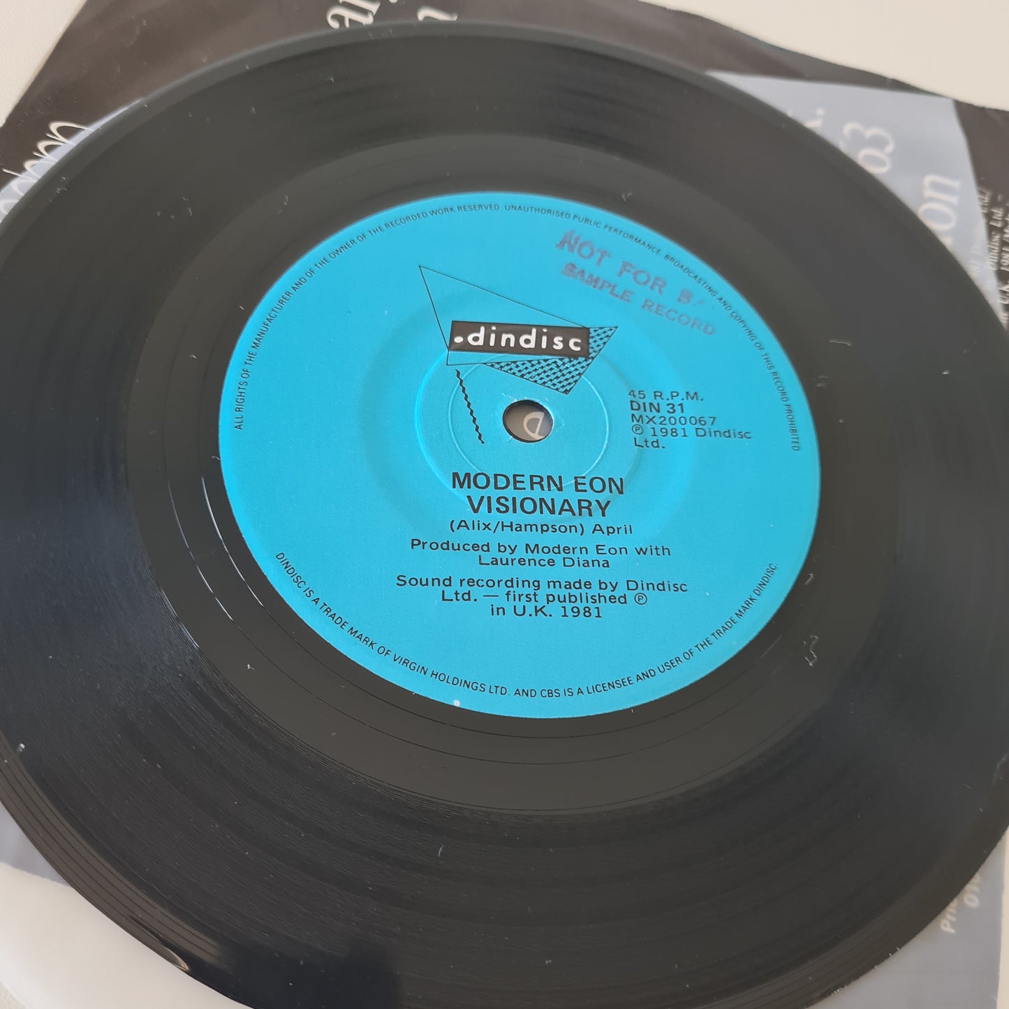 Modern Eon – Child's Play - 1983 - Vinyl Record 7" Single 45