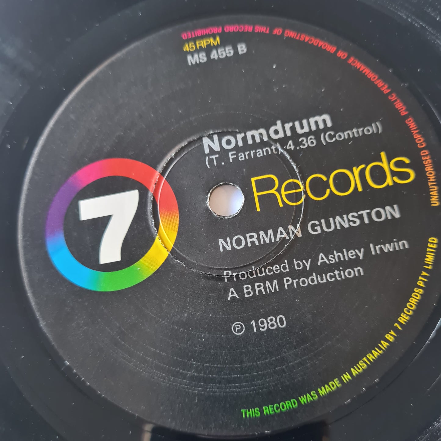 Norman Gunston - KISS ARMY - 1980 - Vinyl Record 7" Single - 45 RPM
