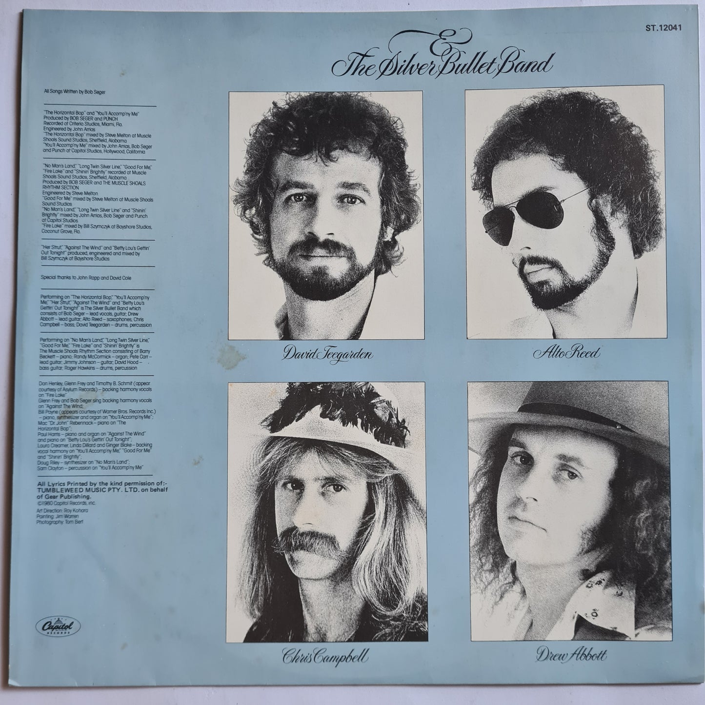 Bob Seger & The Silver Bullet Band – Against The Wind - 1980 - Vinyl Record LP (near mint)