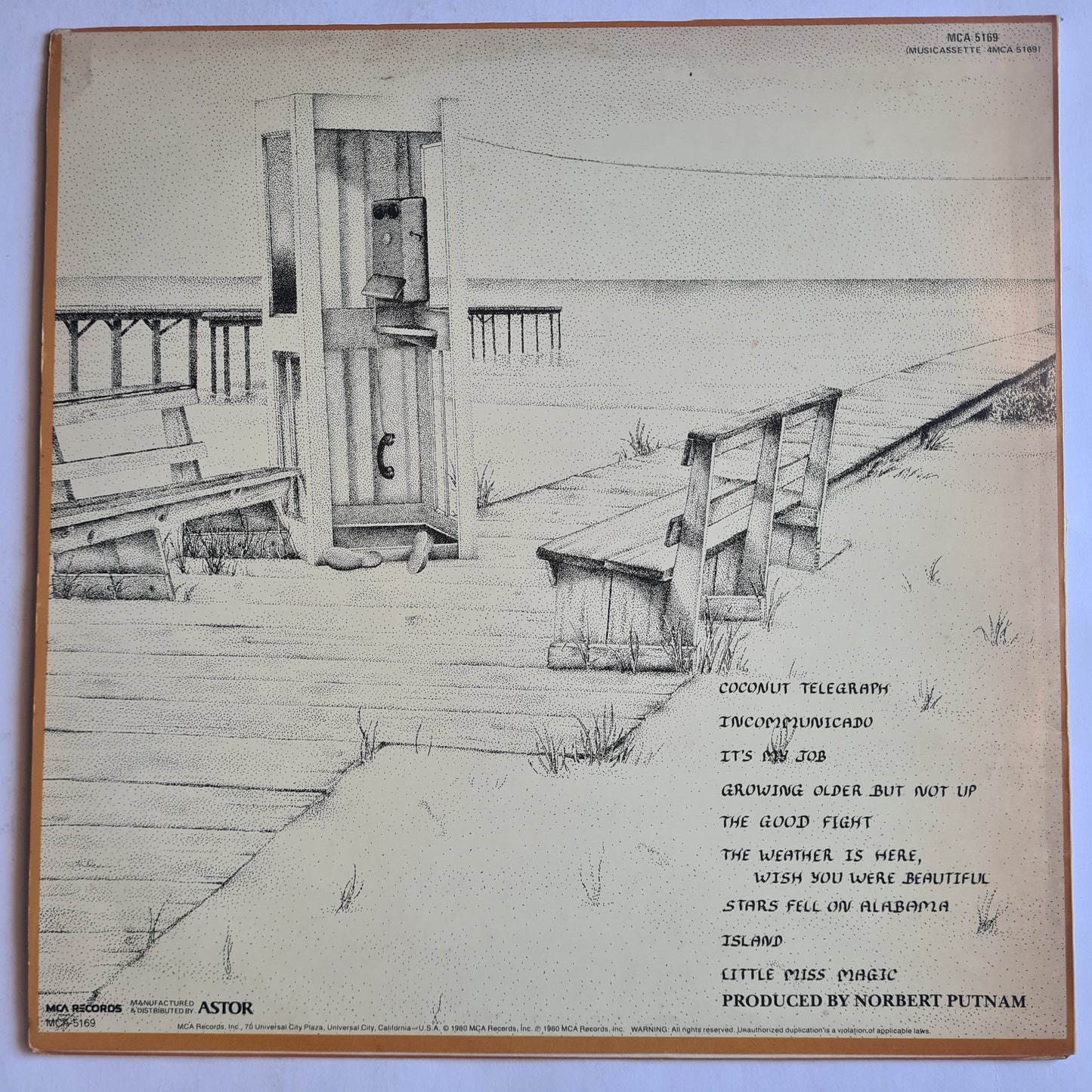 Jimmy Buffett – Coconut Telegraph - 1980 - Vinyl Record LP