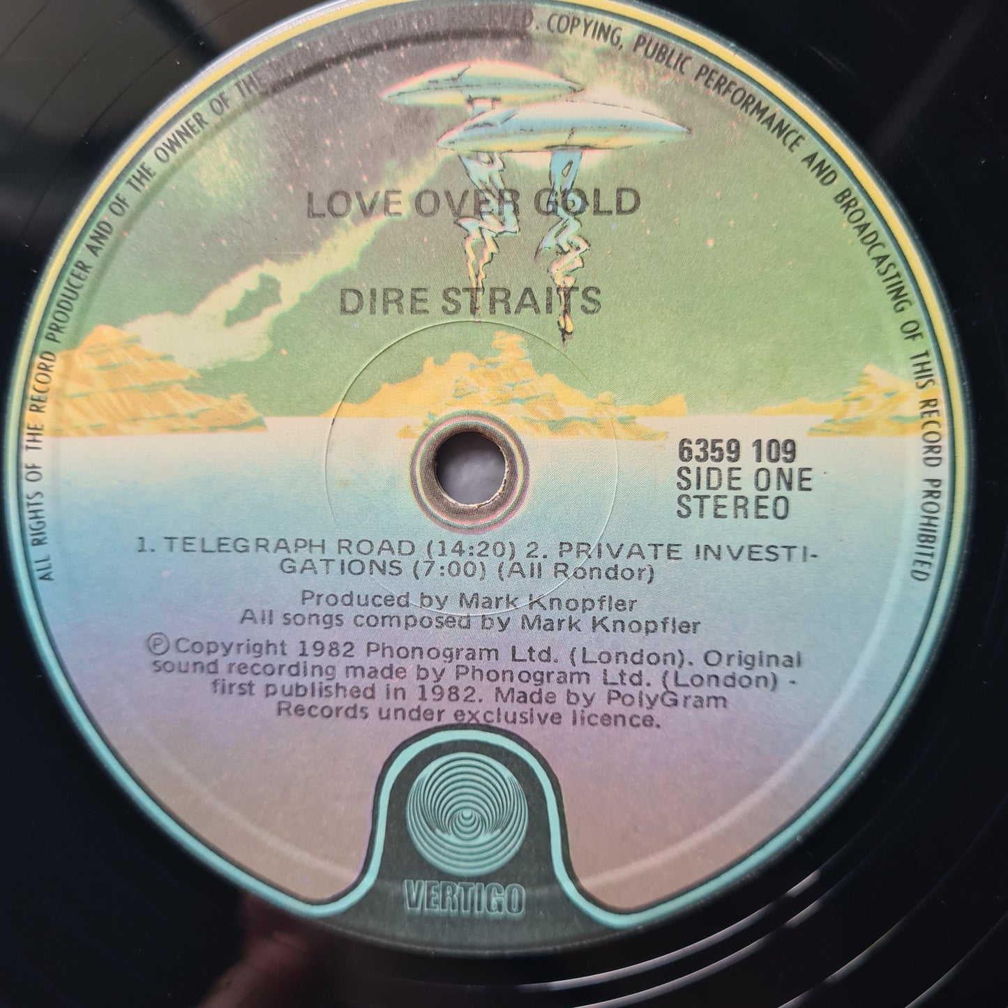 Dire Straits – Love Over Gold - 1982 - Vinyl Record LP