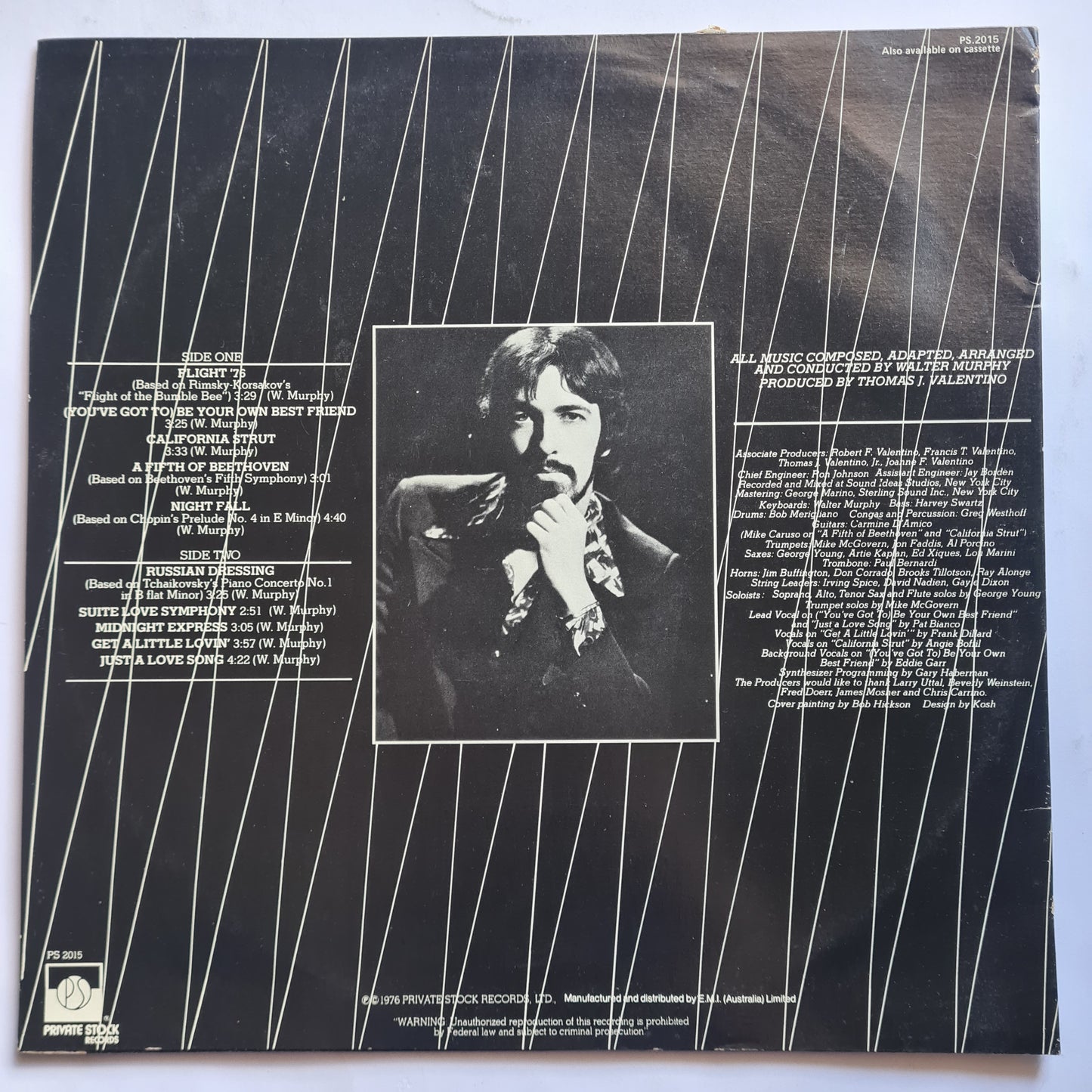 The Walter Murphy Band – A Fifth Of Beethoven - 1976 - Vinyl Record LP