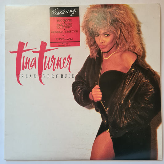 Tina Turner – Break Every Rule - 1986 - Vinyl Record LP