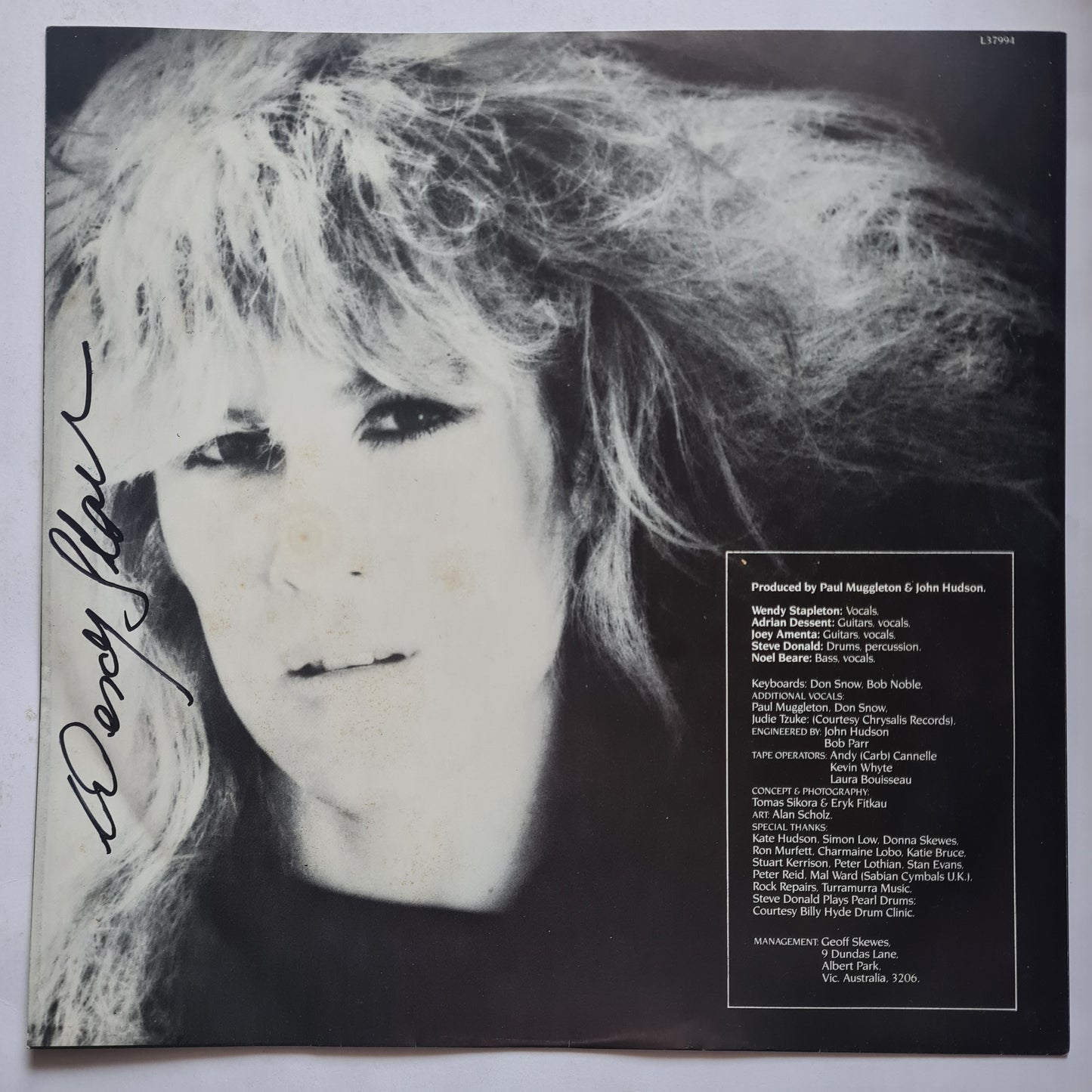 Wendy & The Rocketts - Dazed For Days - 1983- Vinyl Record LP *SIGNED by Wendy Stapleton!*- RARE*