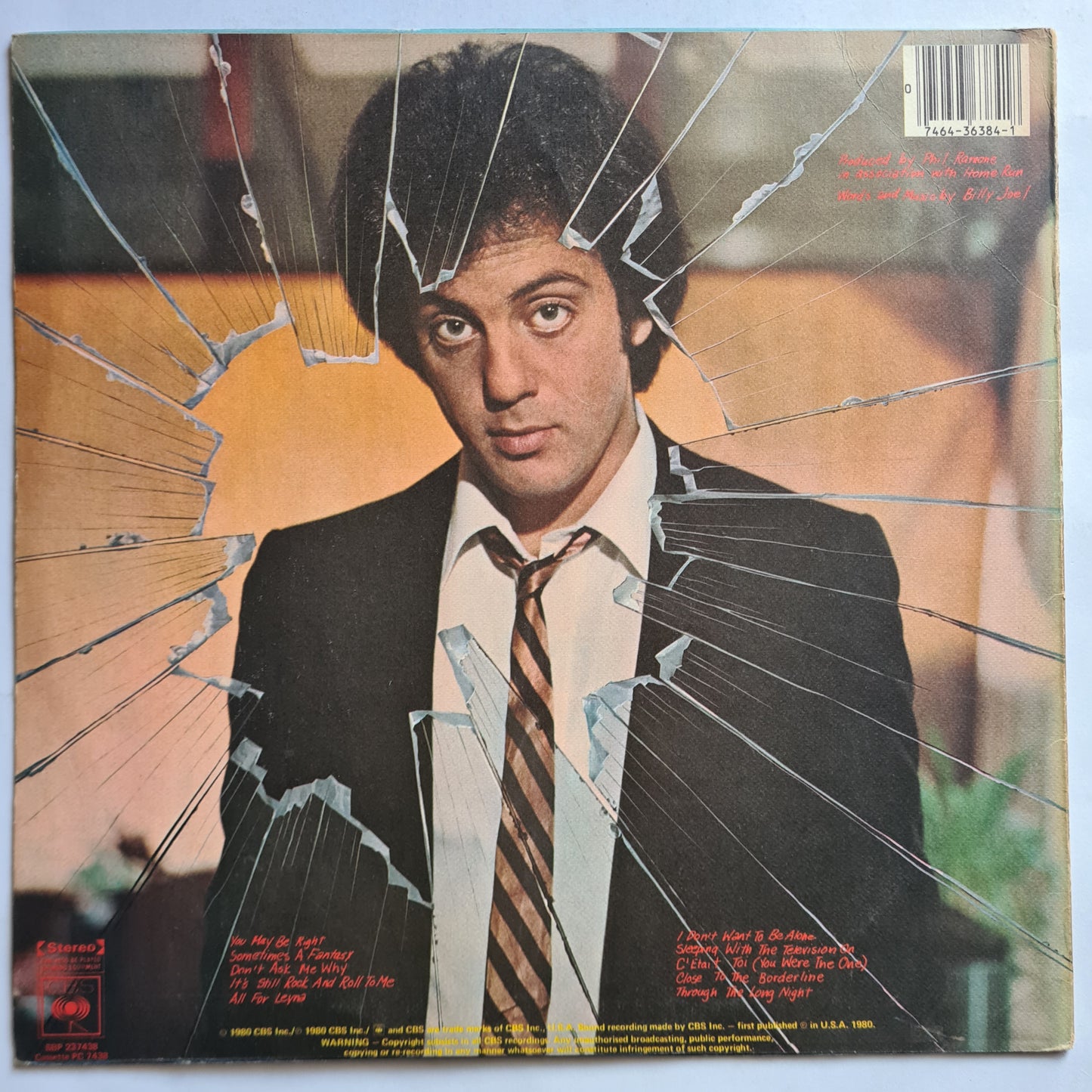 Billy Joel – Glass Houses - 1980 - Vinyl Record LP