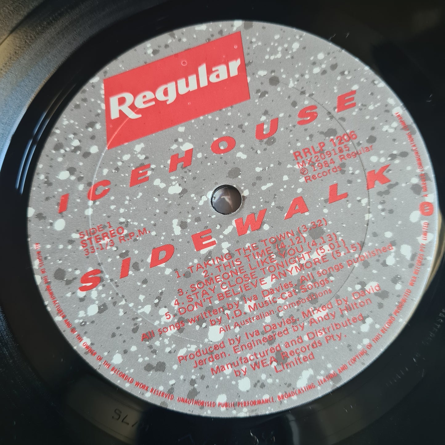 Icehouse – Sidewalk - 1984 (Gatefold) - Vinyl Record LP