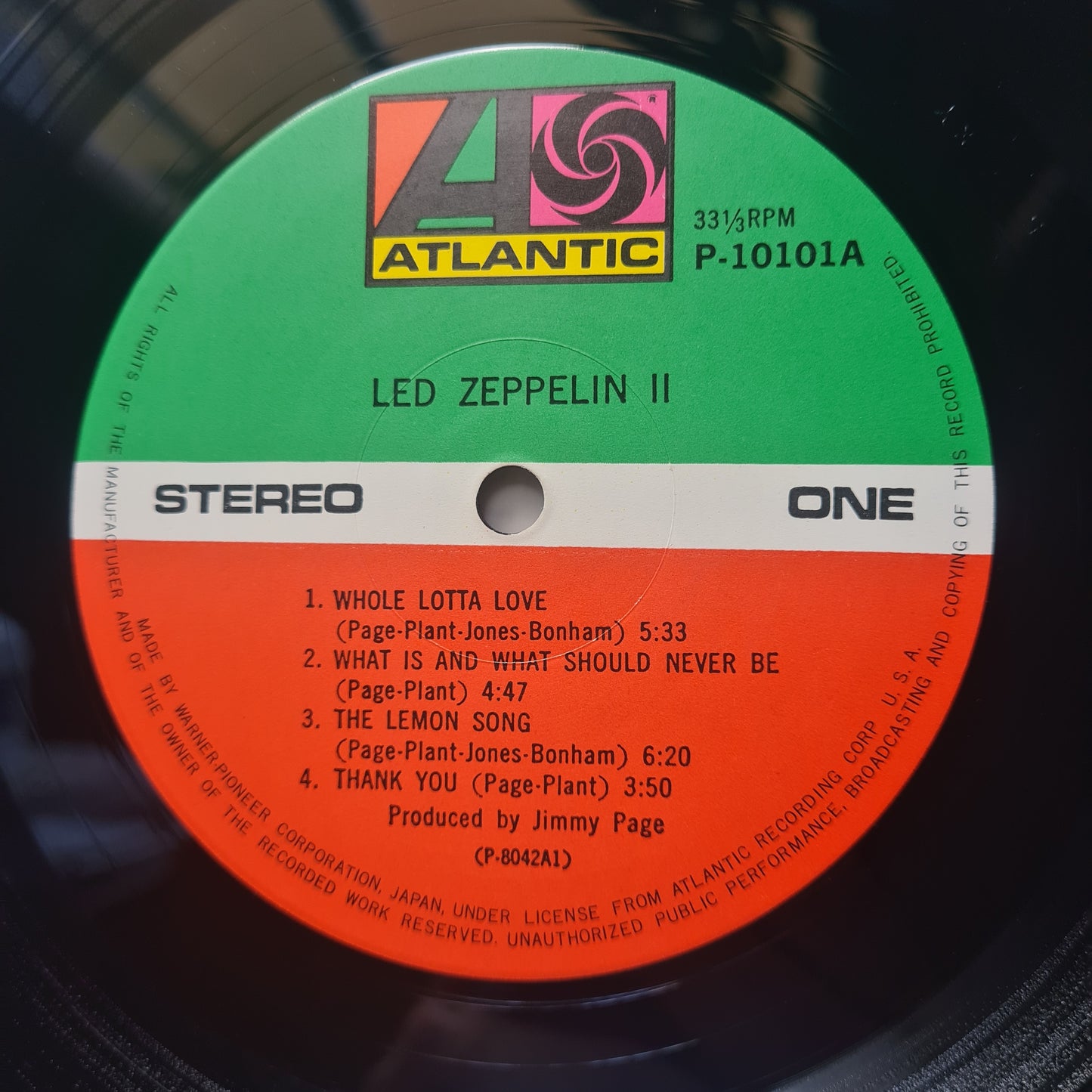 Led Zeppelin – Led Zeppelin 2 - 1969 (1976 Gatefold Japanese Pressing) - near mint Vinyl Record LP