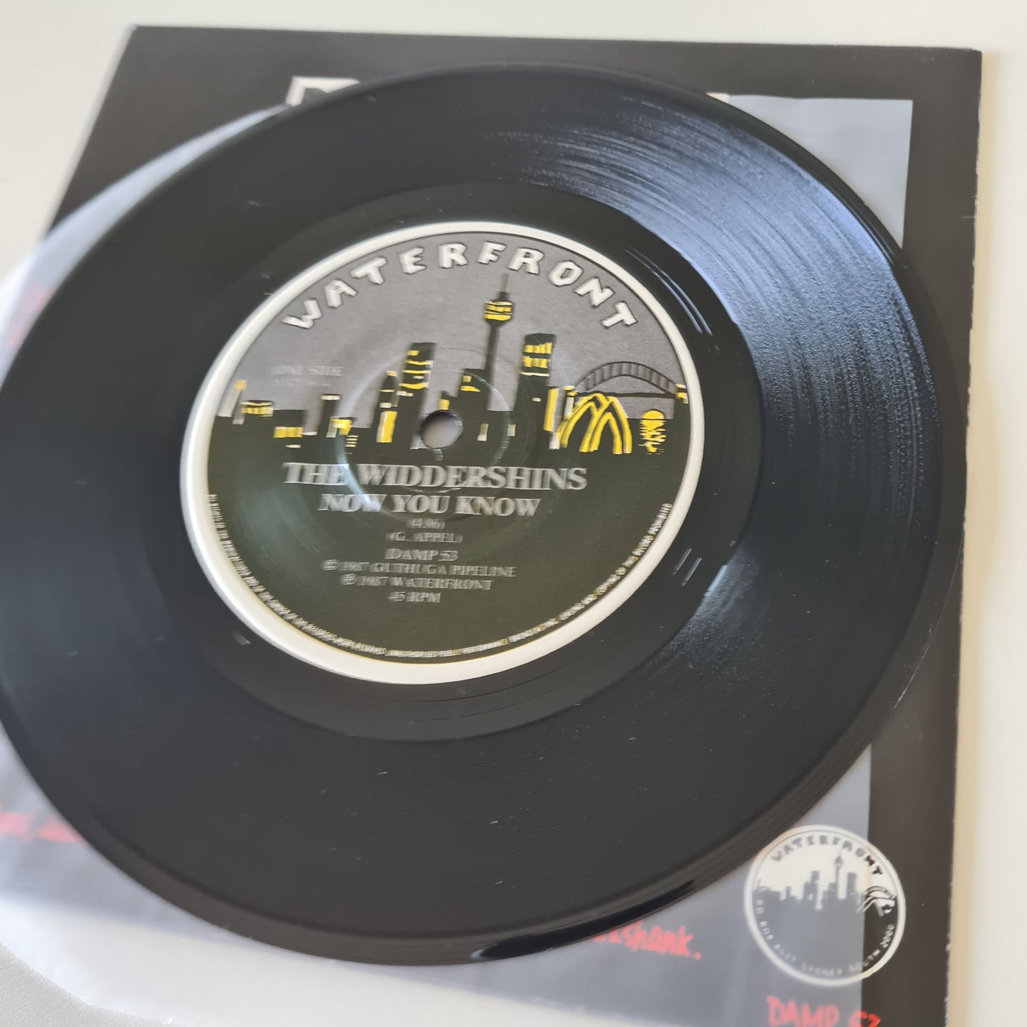 Widdershins – Now You Know / Dishwashing Liquid- 1987 - Vinyl Record 7" Single 45