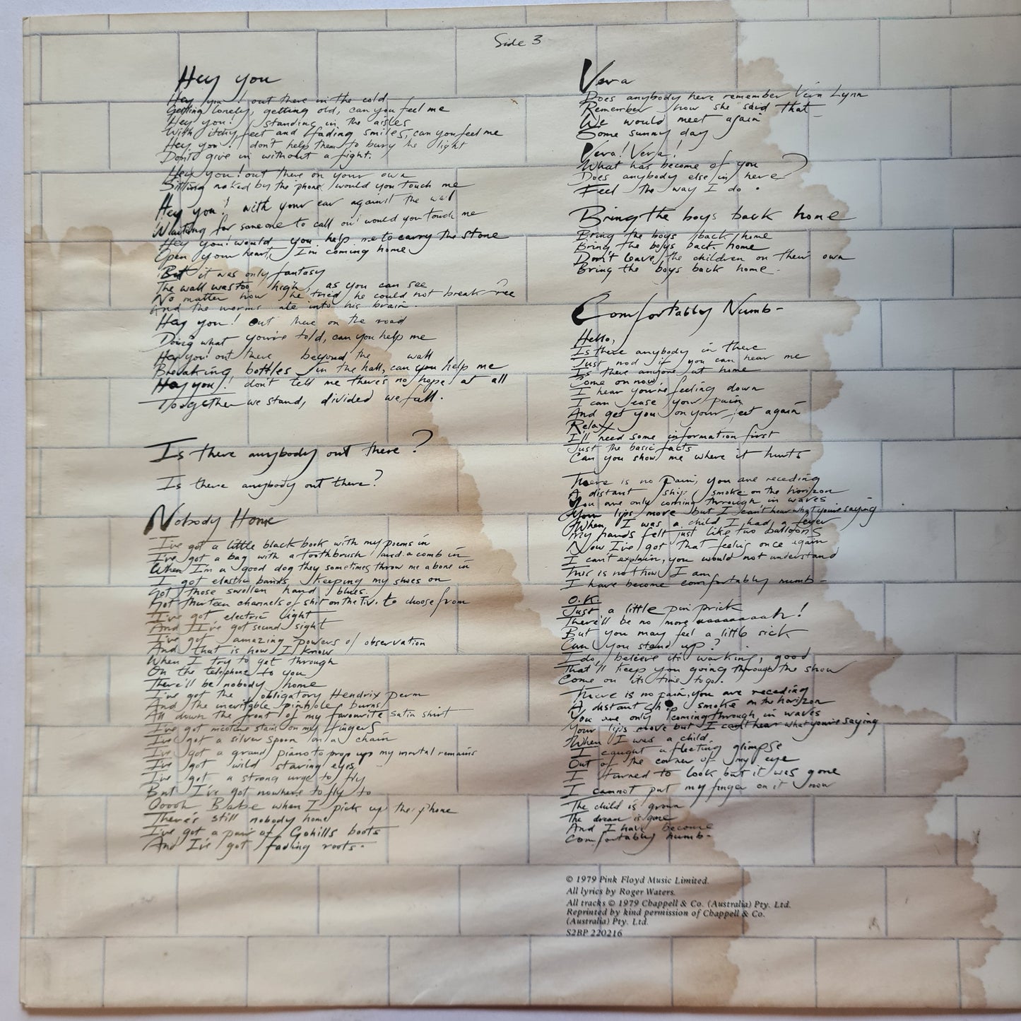 Pink Floyd – The Wall - 1979 (Gatefold) - Vinyl Record 2LP