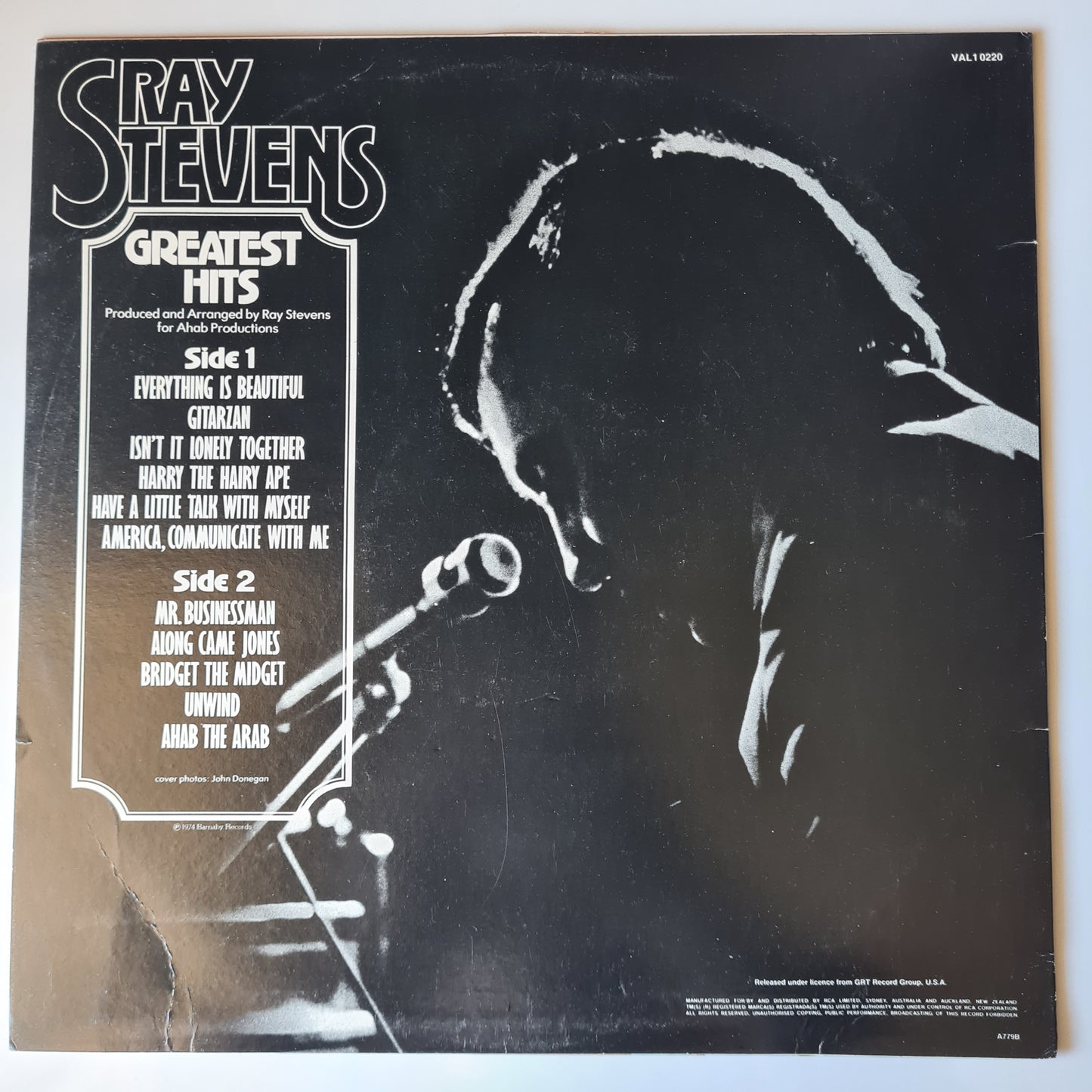 Ray Stevens – Ray Stevens' Greatest Hits - 1971 - Vinyl Record LP (near mint)