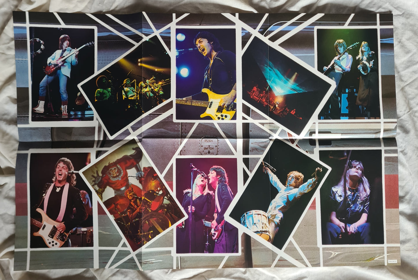 Wings (Paul McCartney) – Wings Over America (with Rare Poster)- 1973 (Gatefold) - 3LP Vinyl Record