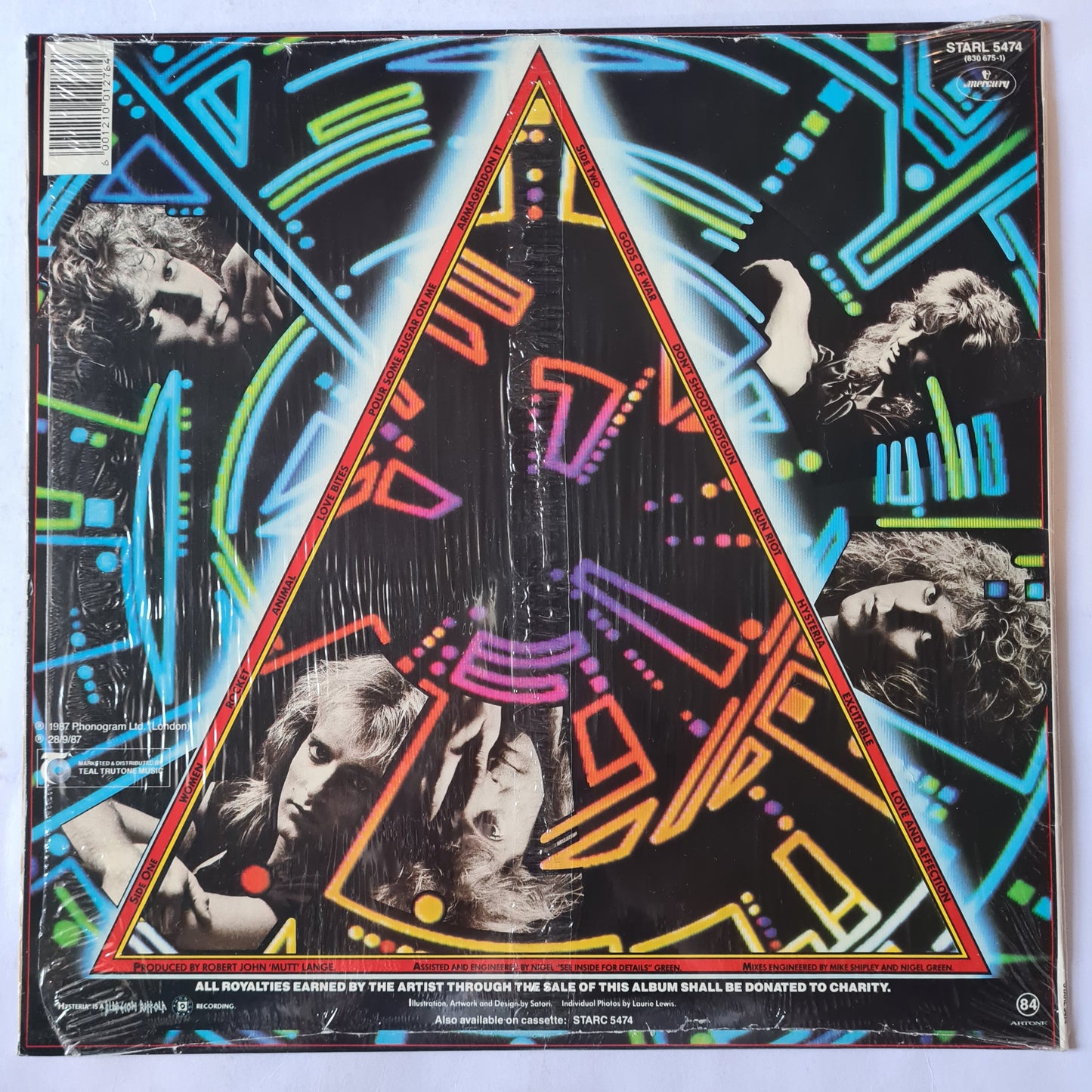 Def Leppard – Hysteria - 1987 (South African Pressing) - Vinyl Record LP (near mint)