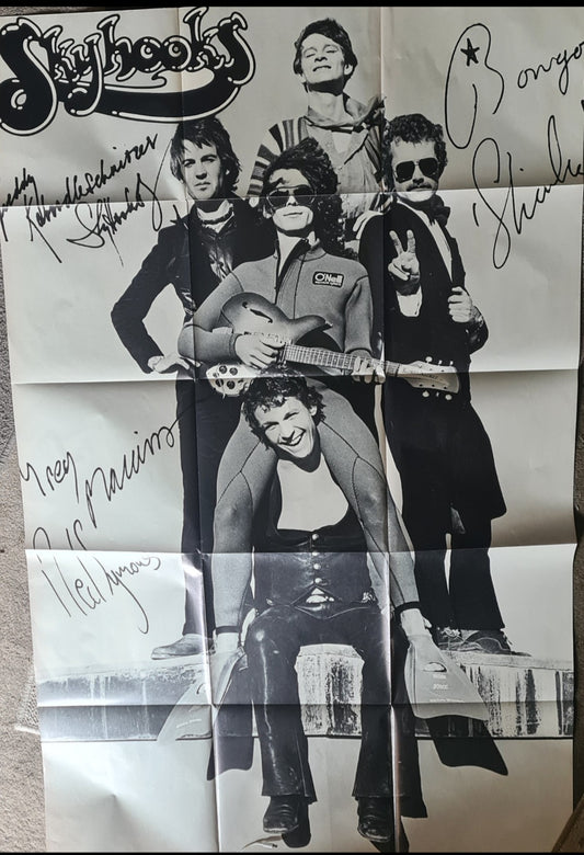 Skyhooks – Straight In A Gay Gay World (with Poster) - 1976 - Vinyl Record LP (near mint)