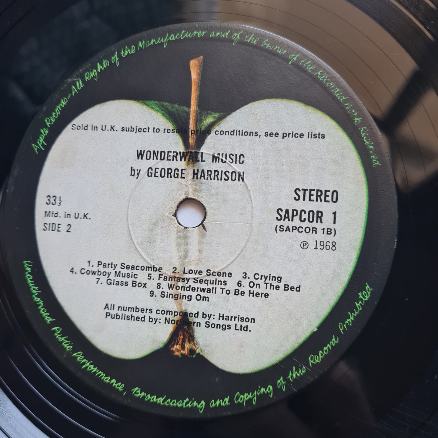 George Harrison – Wonderwall Music - 1968 - Vinyl Record LP *RARE* (Beatles)